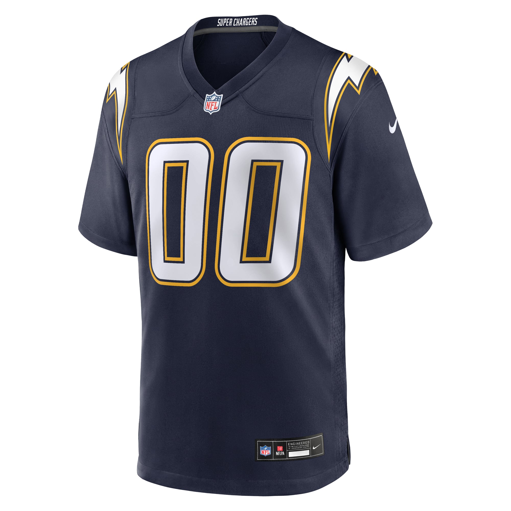 Los Angeles Chargers Alternate Jersey Navy NFL Football Fan Wear Custom Number