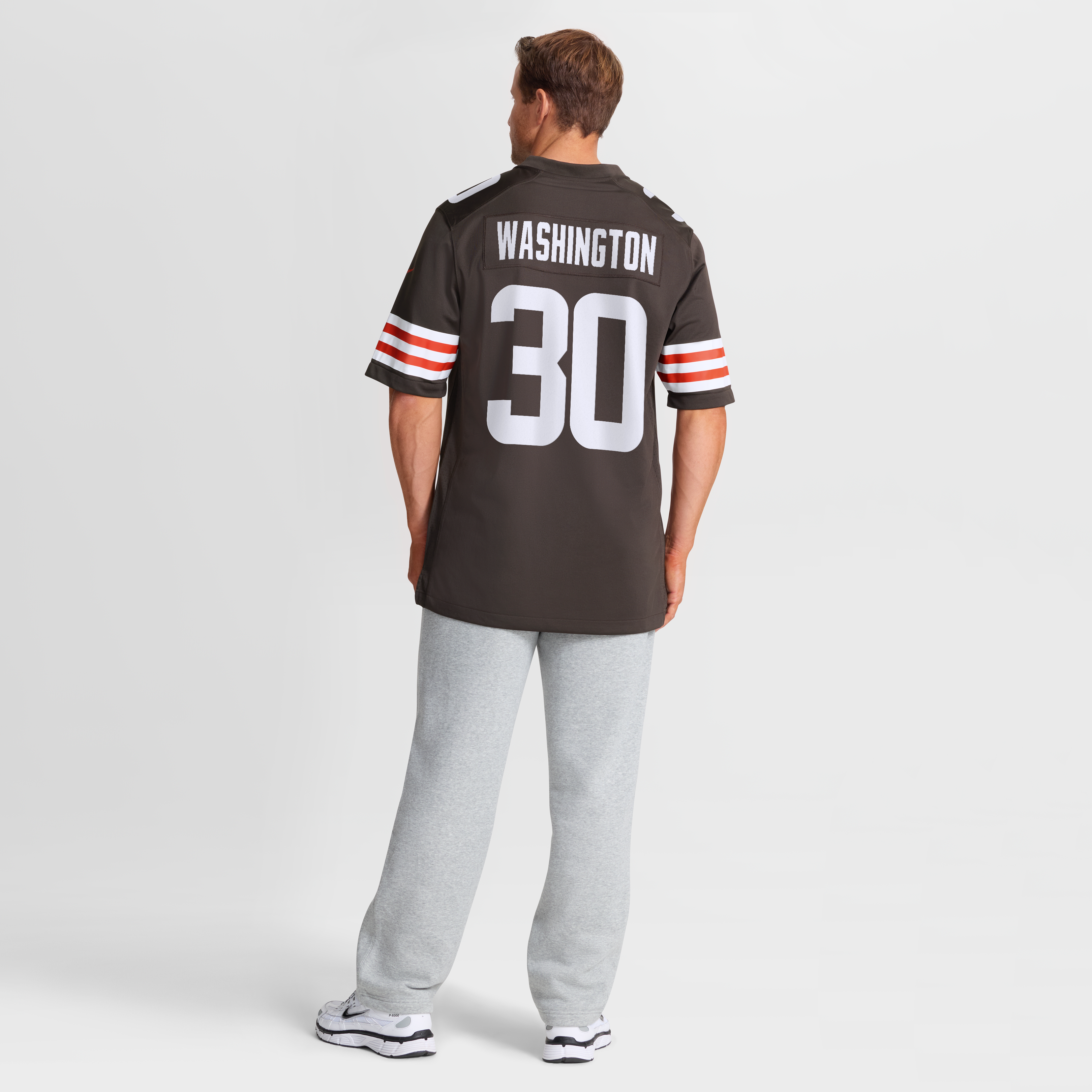 Zion Washington Cleveland Browns Game Jersey Brown NFL Football Fan Wear Zion Washington