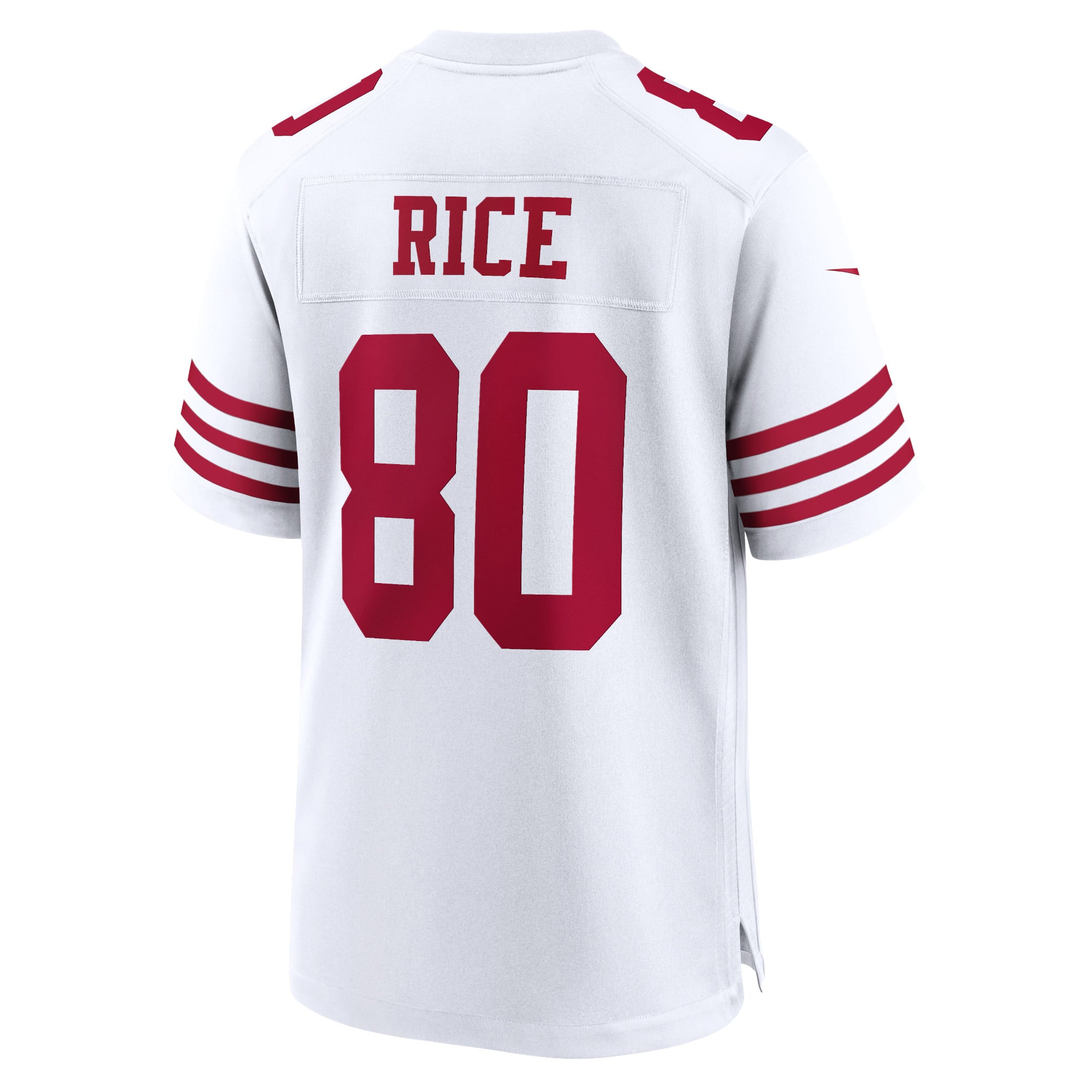Jerry Rice Retired San Francisco 49ers Game Jersey White NFL Football Fan Wear Jerry Rice Retired