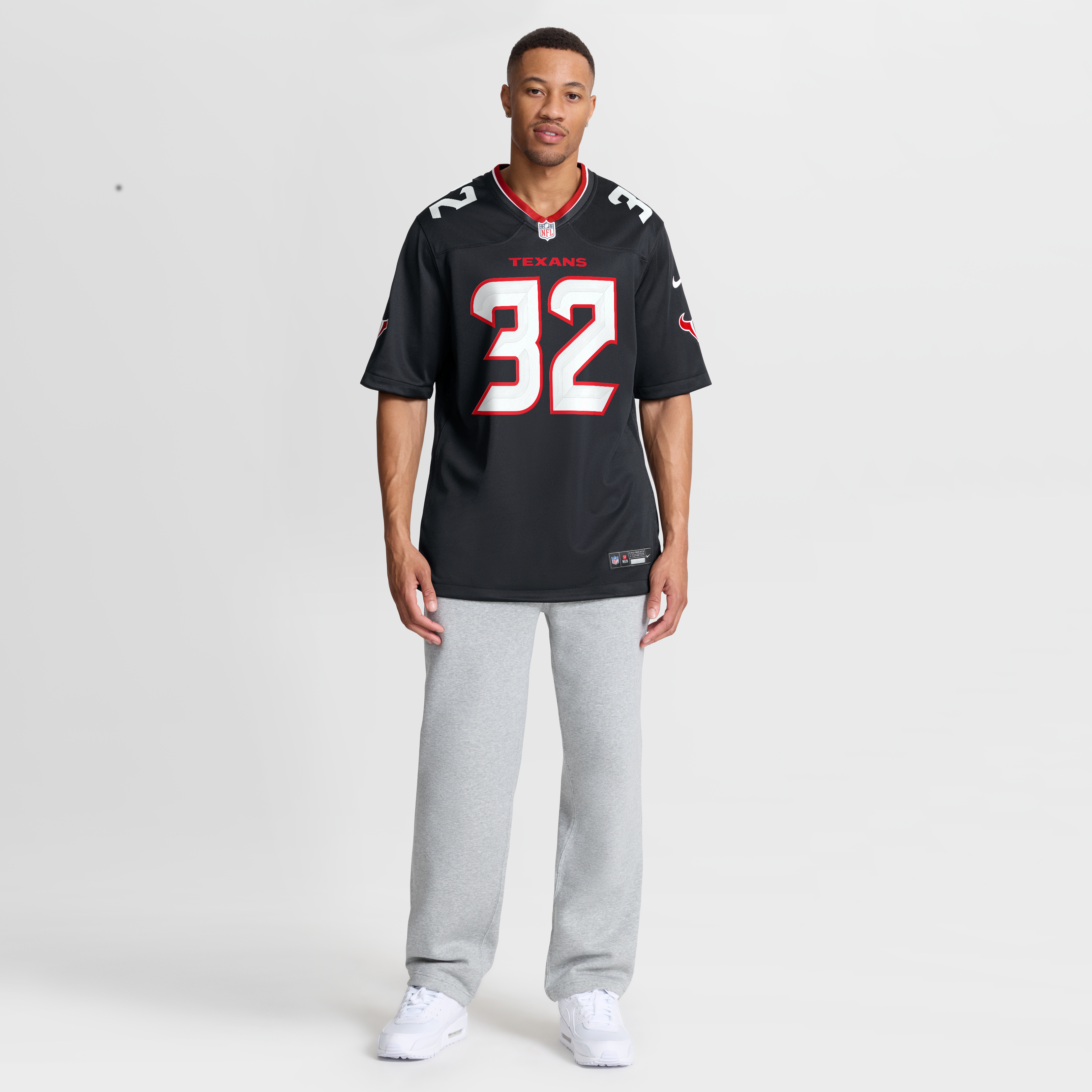 David Montgomery Houston Texans Game Jersey Navy NFL Football Fan Wear