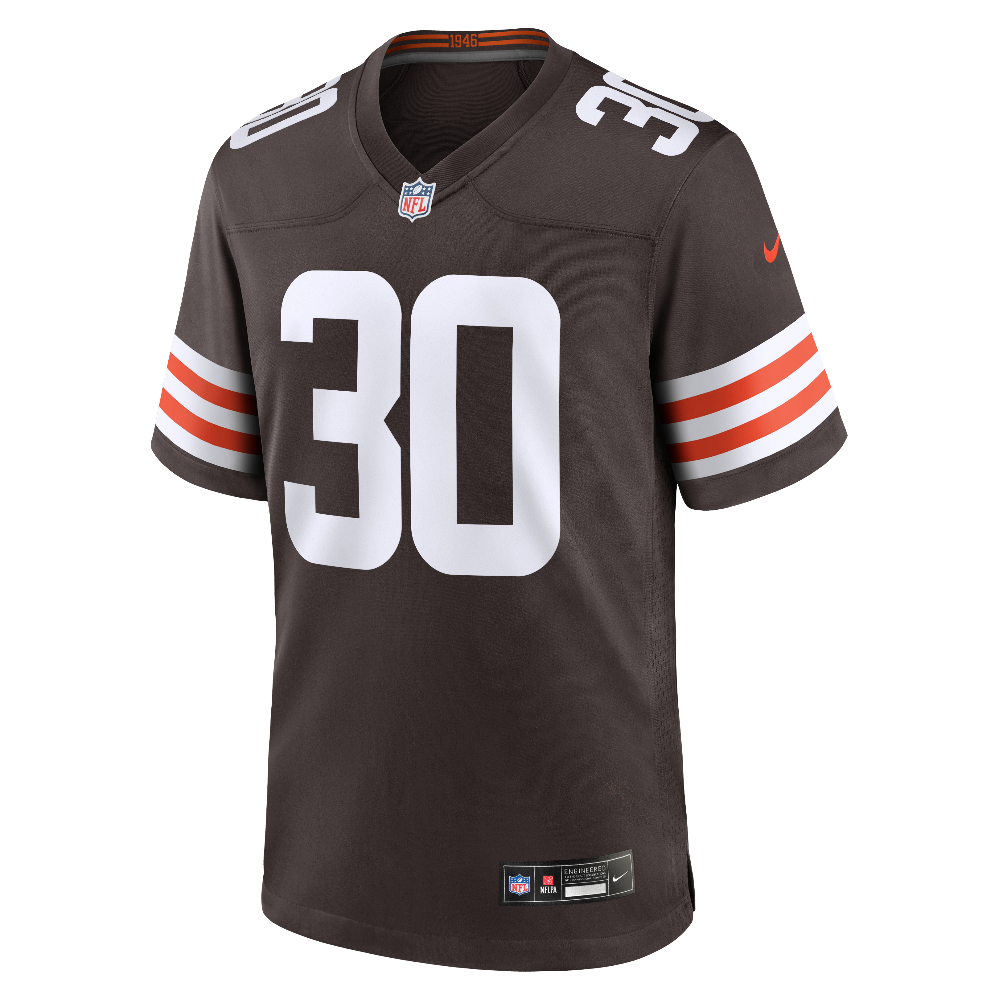 Zion Washington Cleveland Browns Game Jersey Brown NFL Football Fan Wear