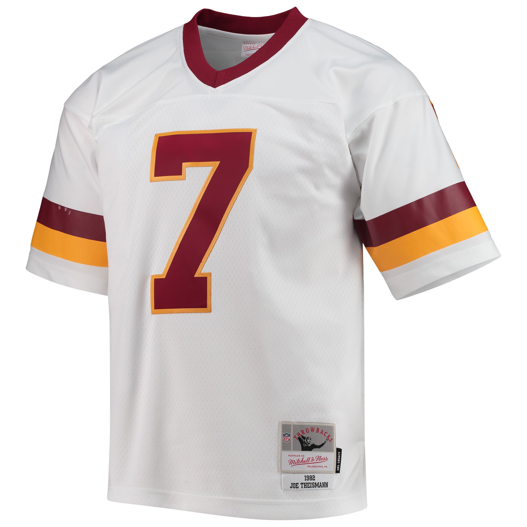 Joe Theismann Mitchell Washington Commanders Replica Jersey White NFL Football Fan Wear