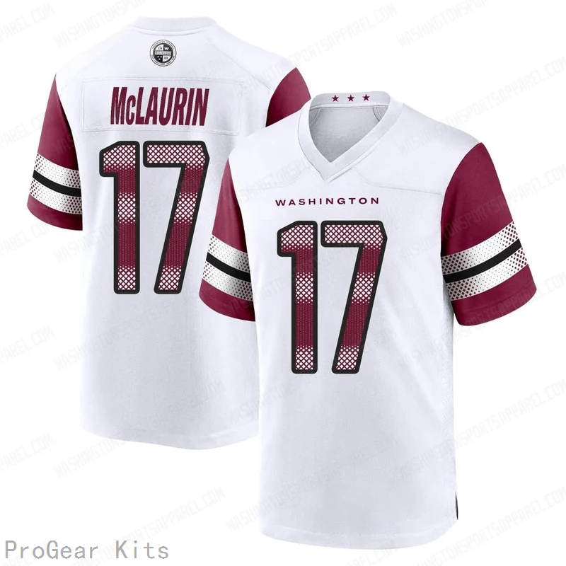 Terry McLaurin Washington Commanders Jersey No.17 White NFL Football Fan Wear Terry McLaurin