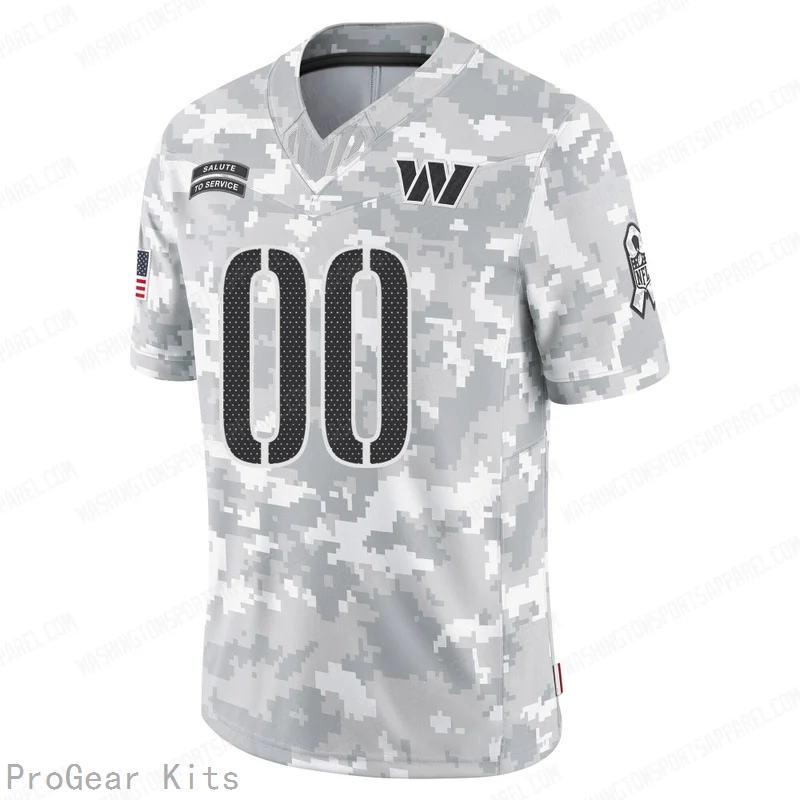 Washington Commanders Custom Jersey Camo NFL Football Fan Wear Custom Number
