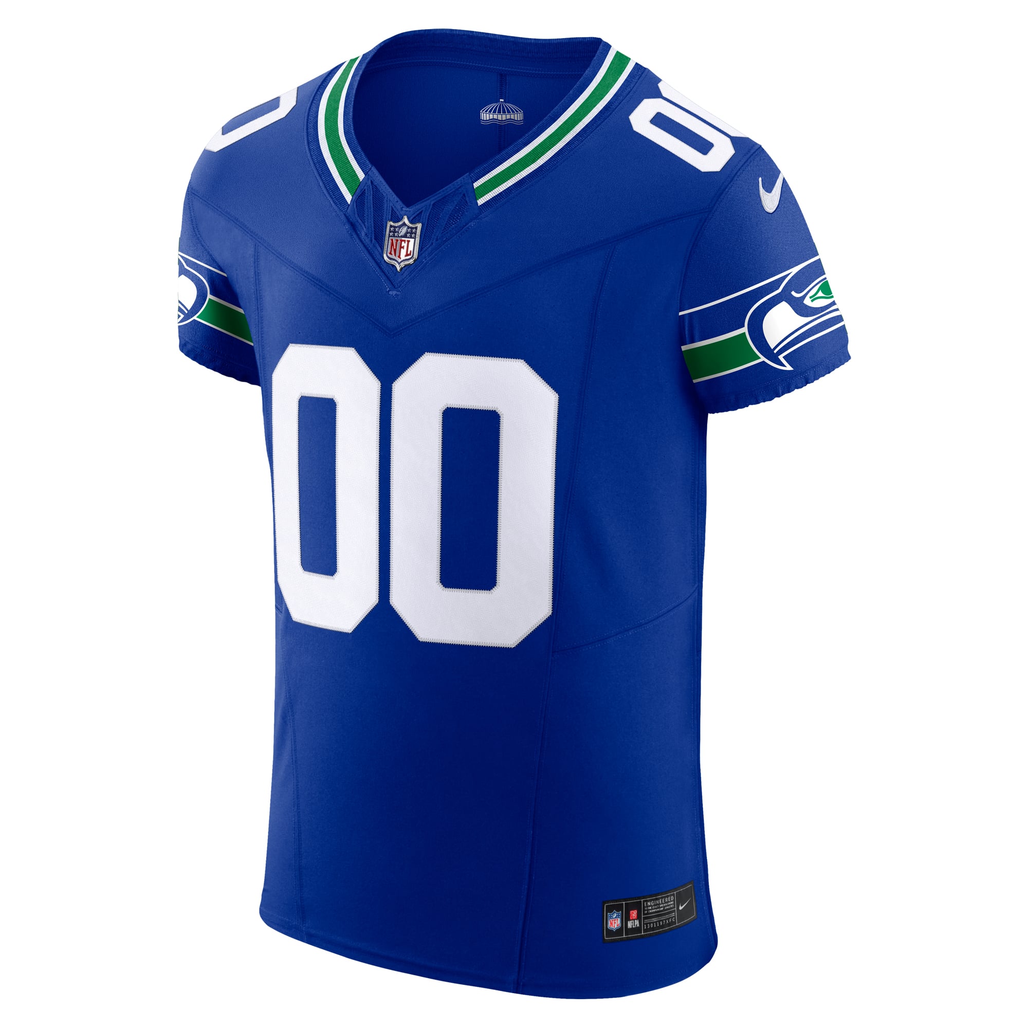 Neon Seattle Seahawks Alternate Jersey Green NFL Football Fan Wear Custom Number