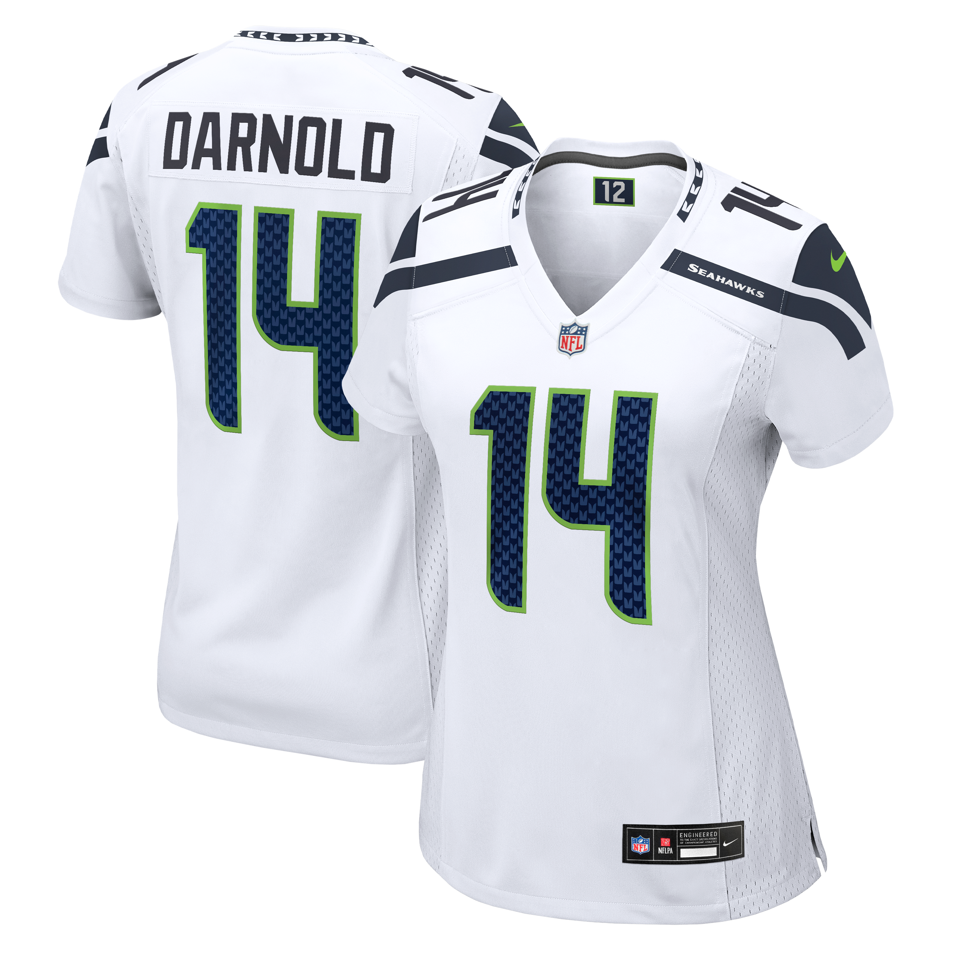 Sam Darnold Seattle Seahawks Game Jersey White NFL Football Fan Wear