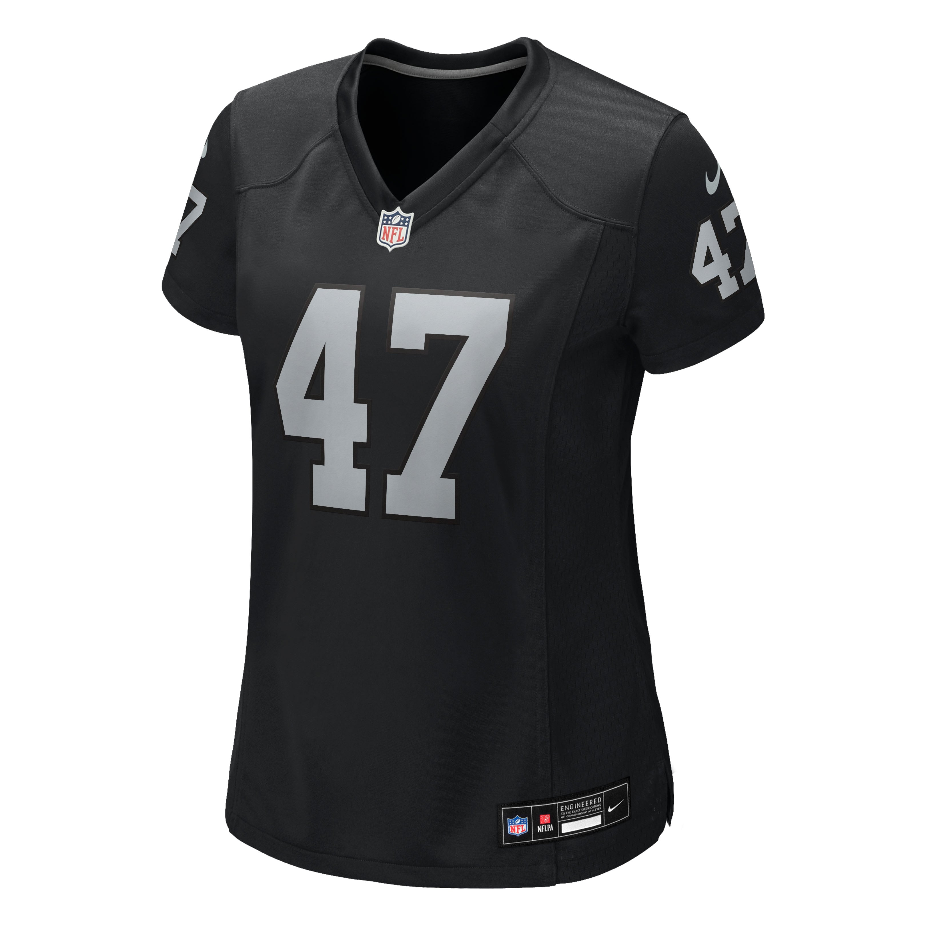 Alex Ward Las Vegas Raiders Game Jersey Black NFL Football Fan Wear Alex Ward