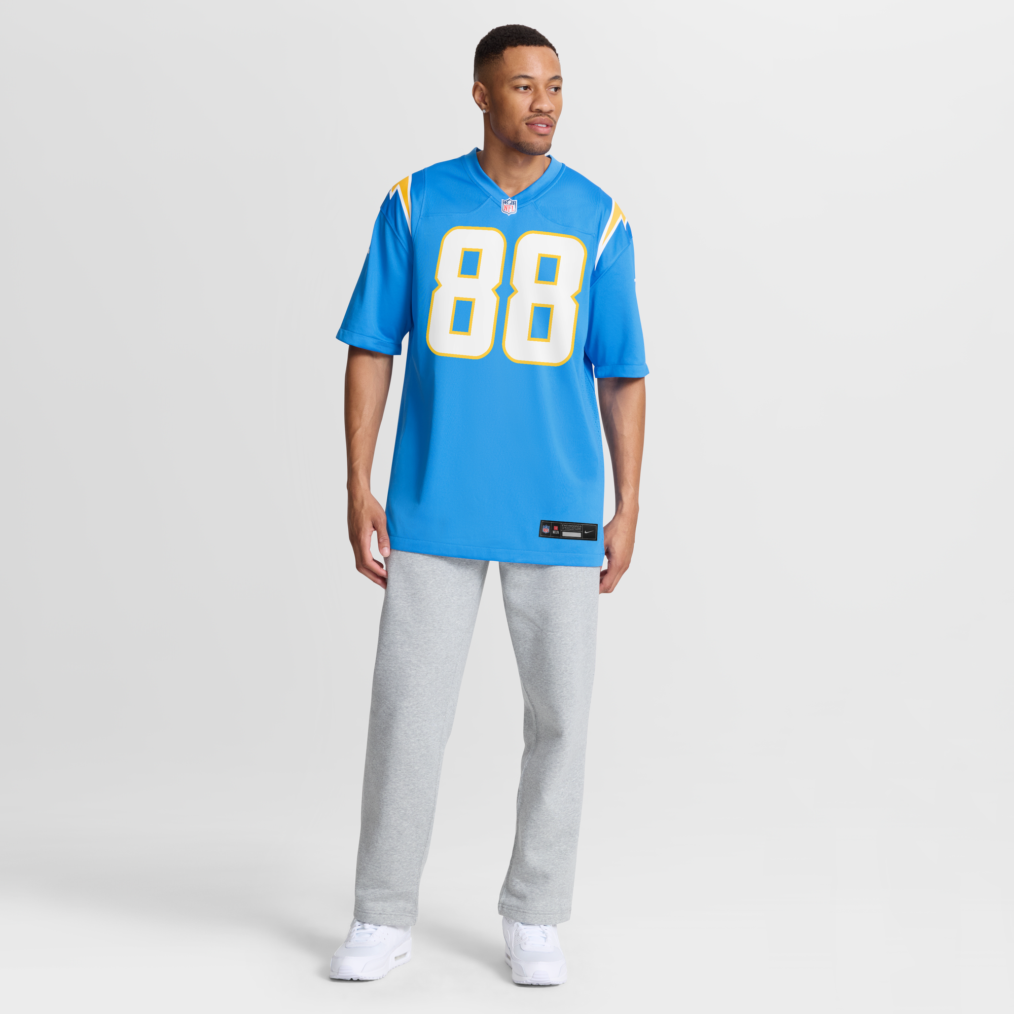 Charlie Kolar Los Angeles Chargers Game Jersey NFL Football Fan Wear