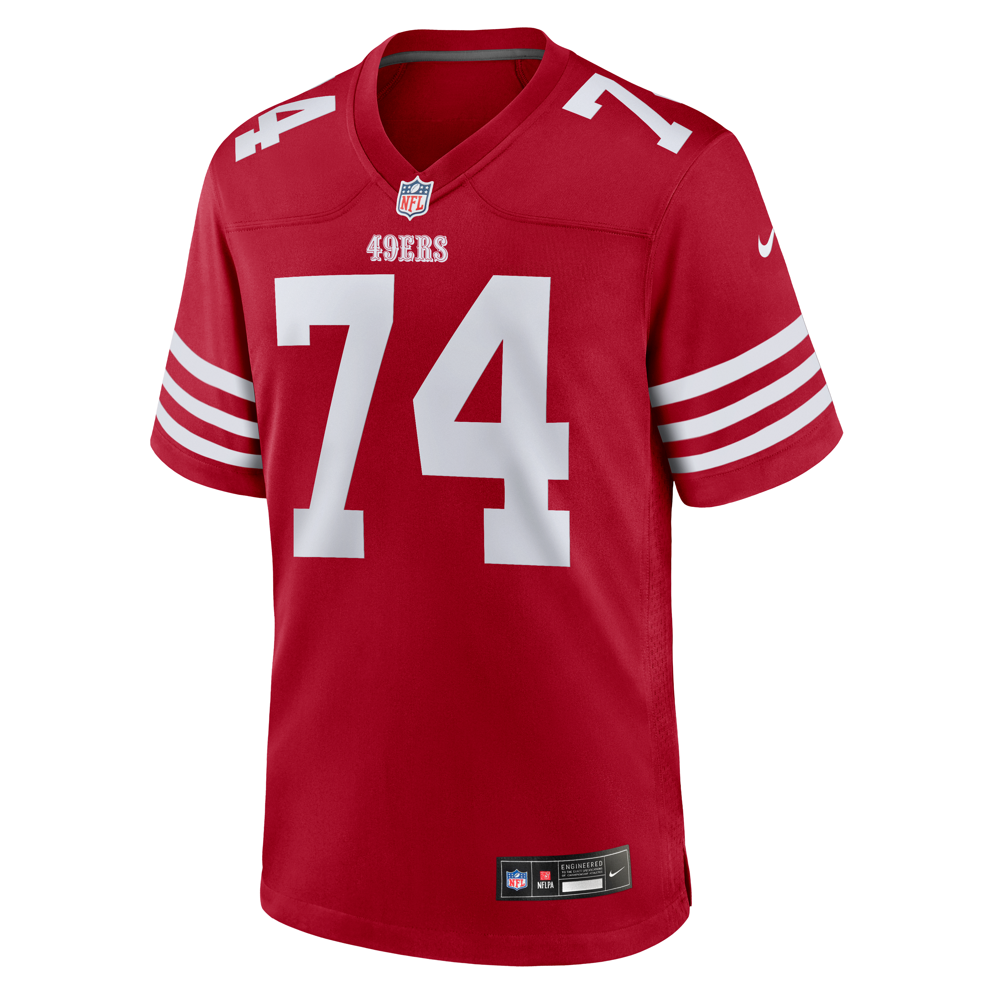 Brett Toth San Francisco 49ers Game Jersey Scarlet NFL Football Fan Wear