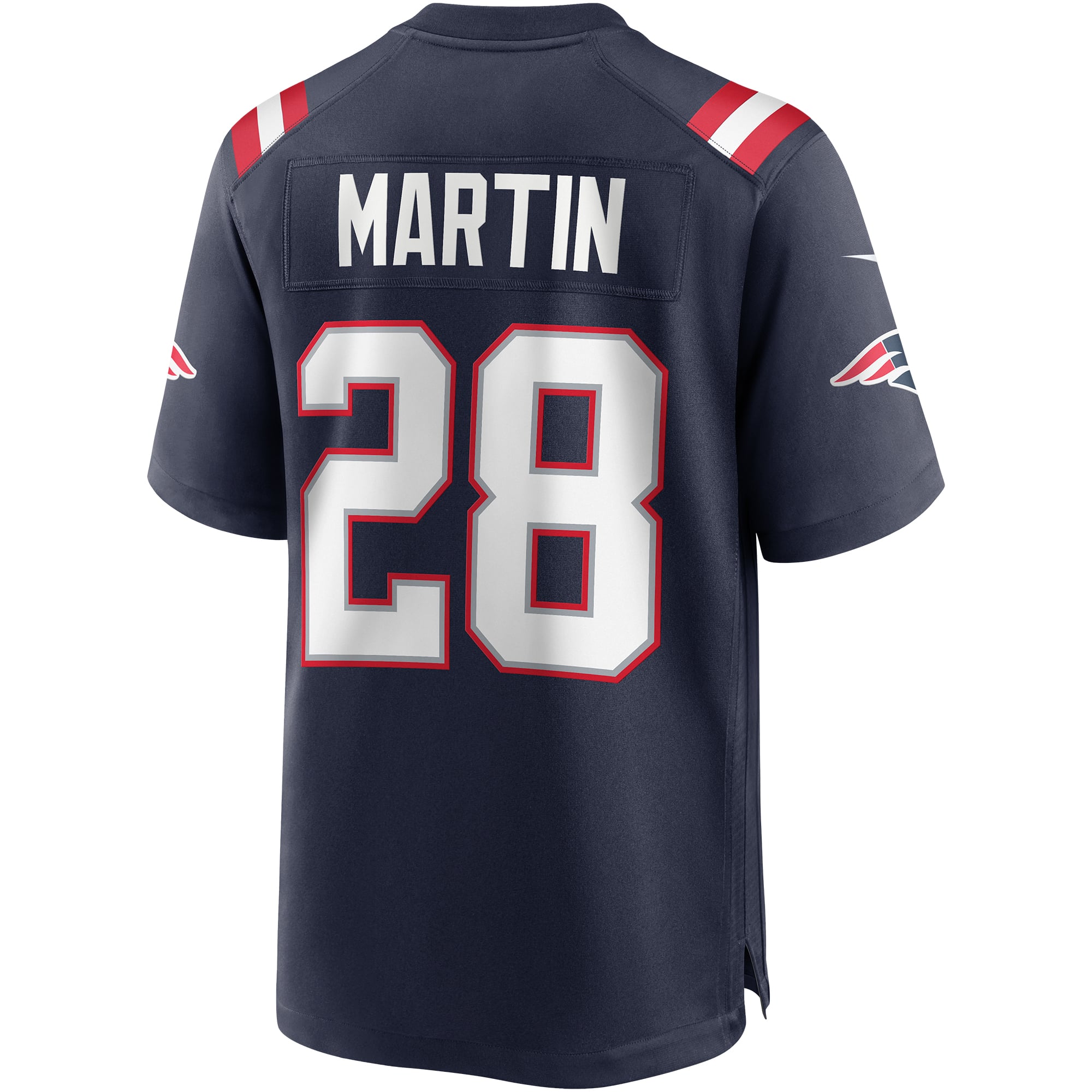 Curtis Martin Retired New England Patriots Player Jersey Navy NFL Football Fan Wear Curtis Martin Retired
