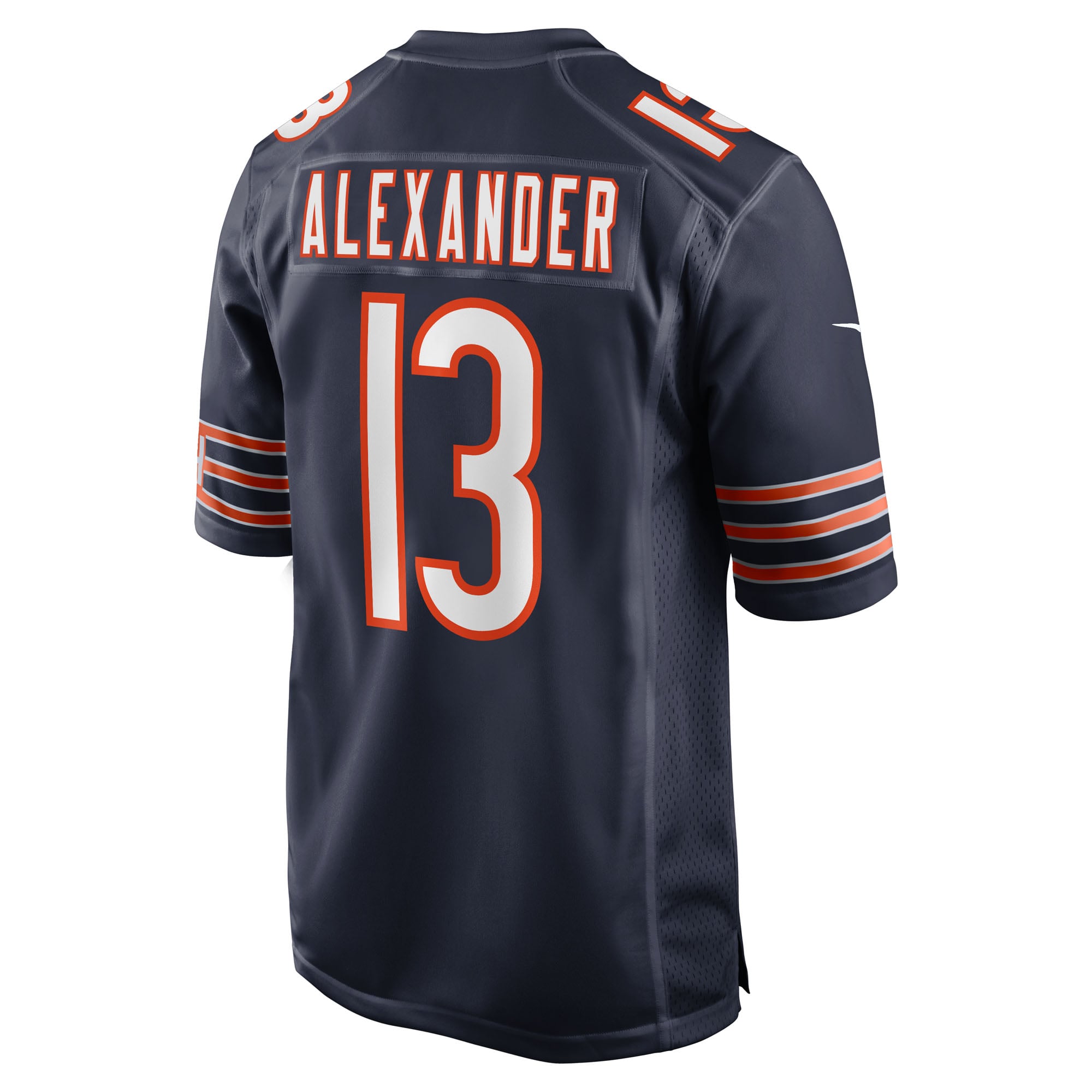 Maurice Alexander Chicago Bears Game Jersey Navy NFL Football Fan Wear Maurice Alexander
