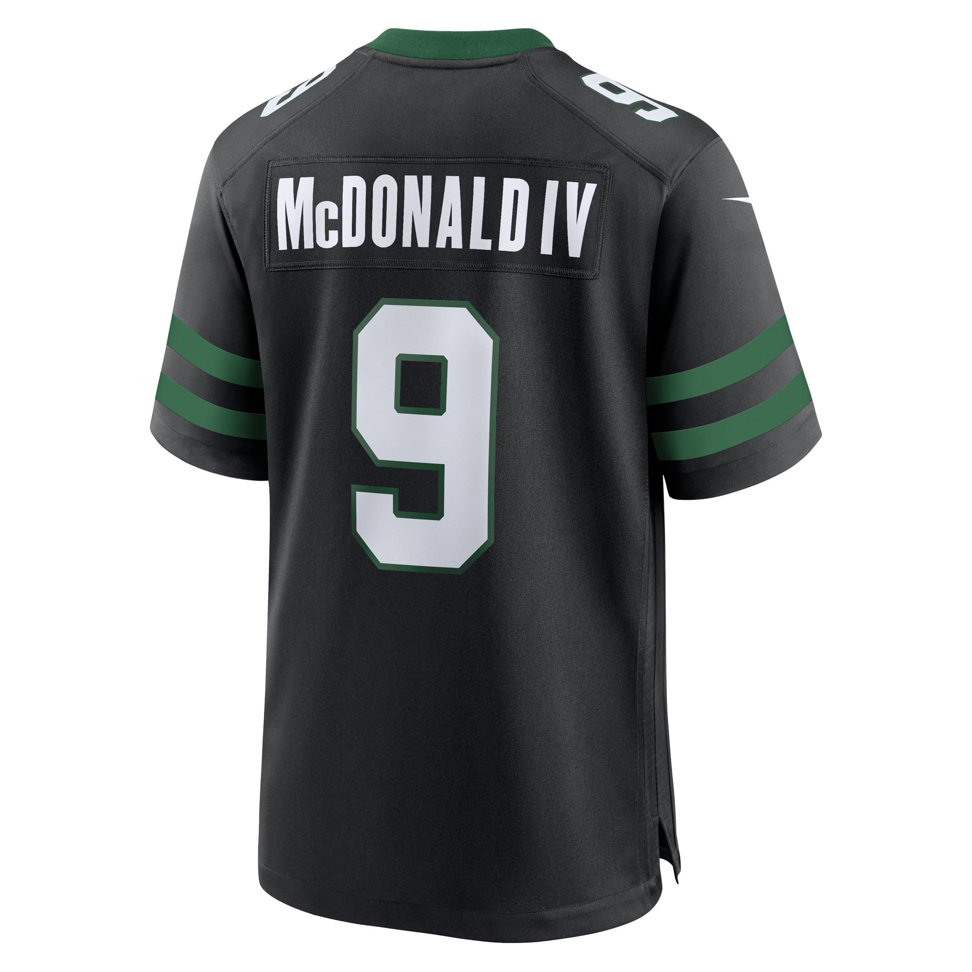 Will McDonald New York Jets Game Jersey Black NFL Football Fan Wear Will McDonald