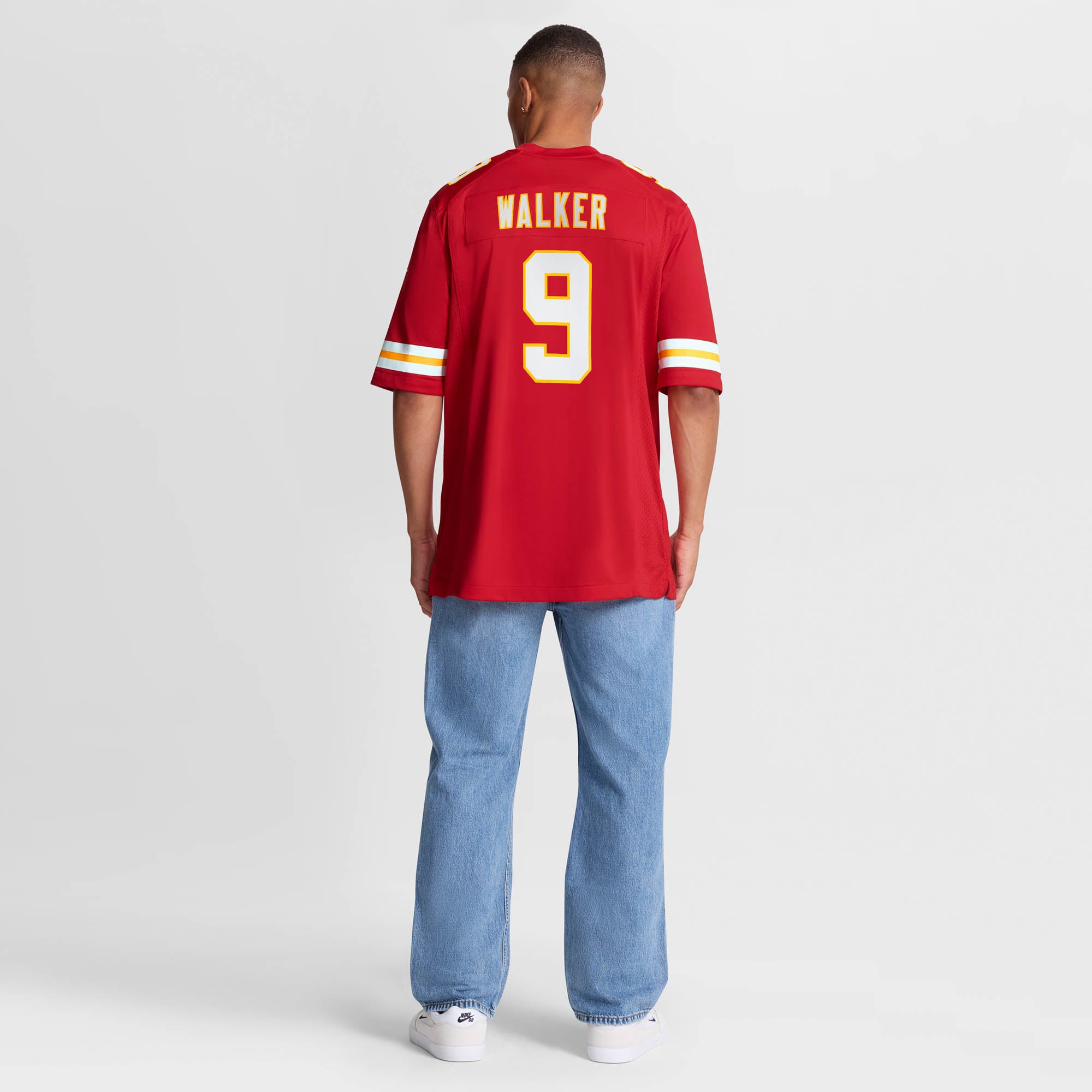 Kenneth Walker Kansas City Chiefs Game Jersey Red NFL Football Fan Wear