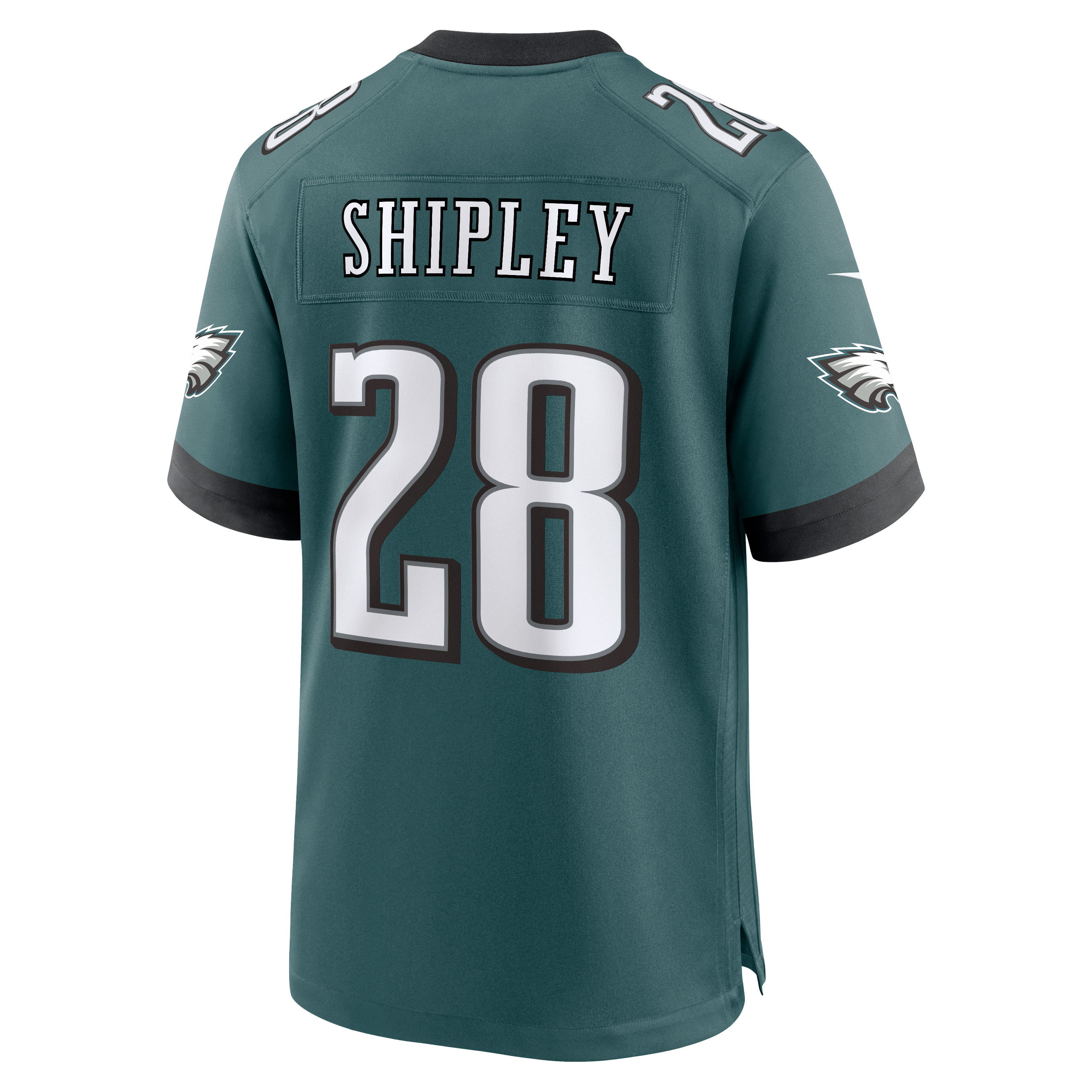 Will Shipley Philadelphia Eagles Game Jersey Midnight NFL Football Fan Wear Will Shipley