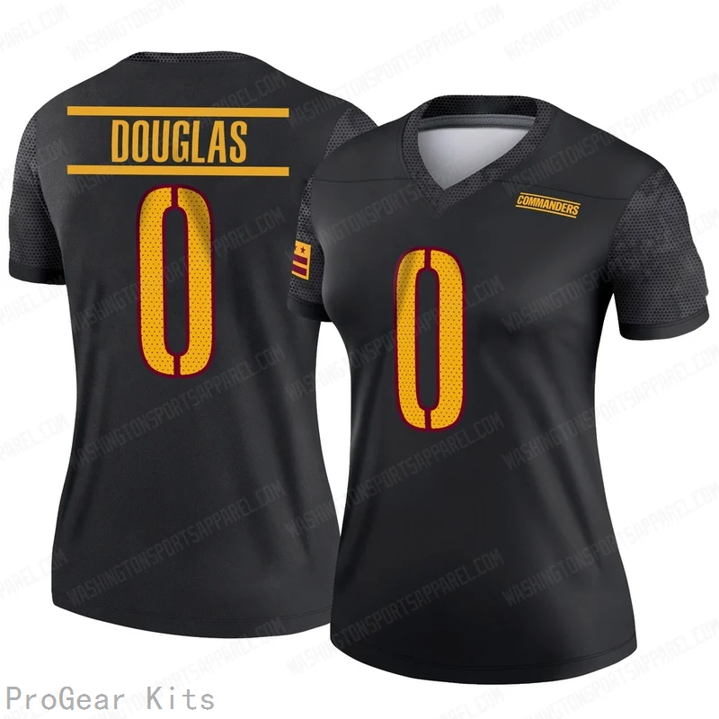Rasul Douglas Washington Commanders Jersey Black NFL Football Fan Wear