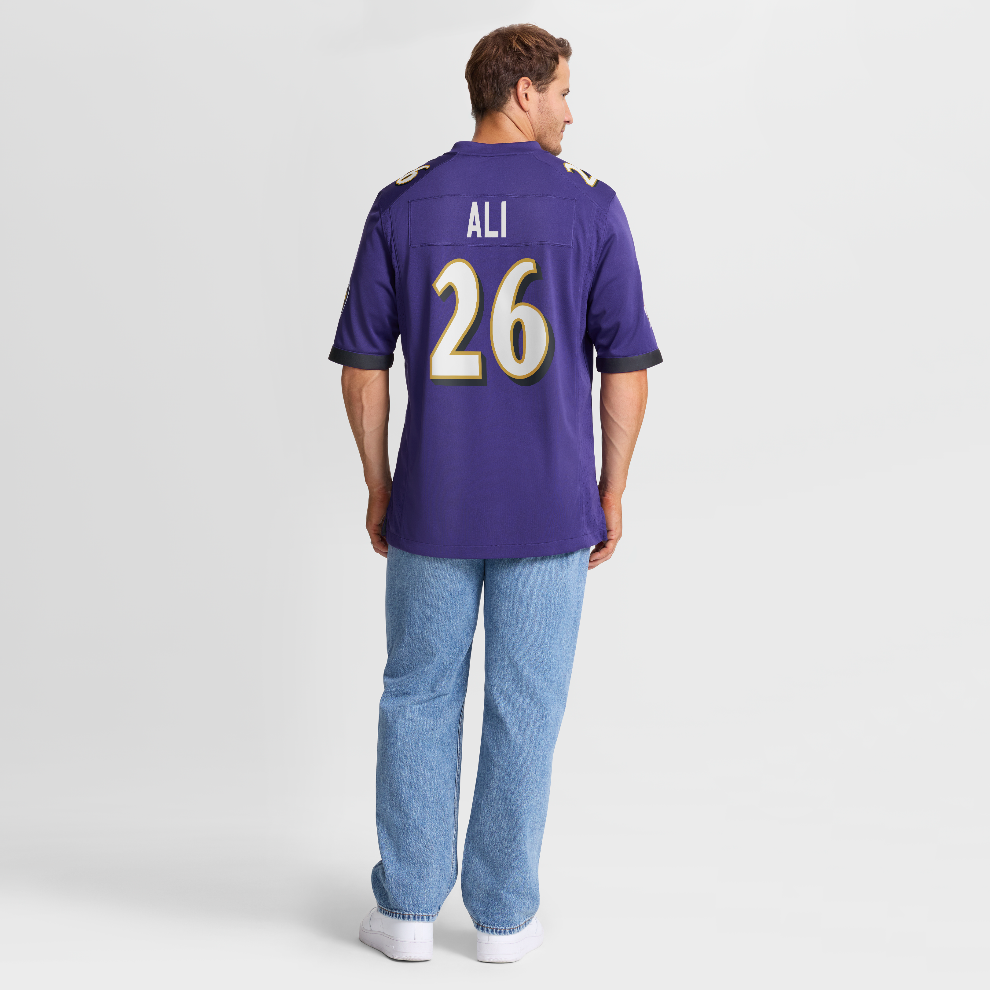 Rasheen Ali Baltimore Ravens Game Jersey Purple NFL Football Fan Wear