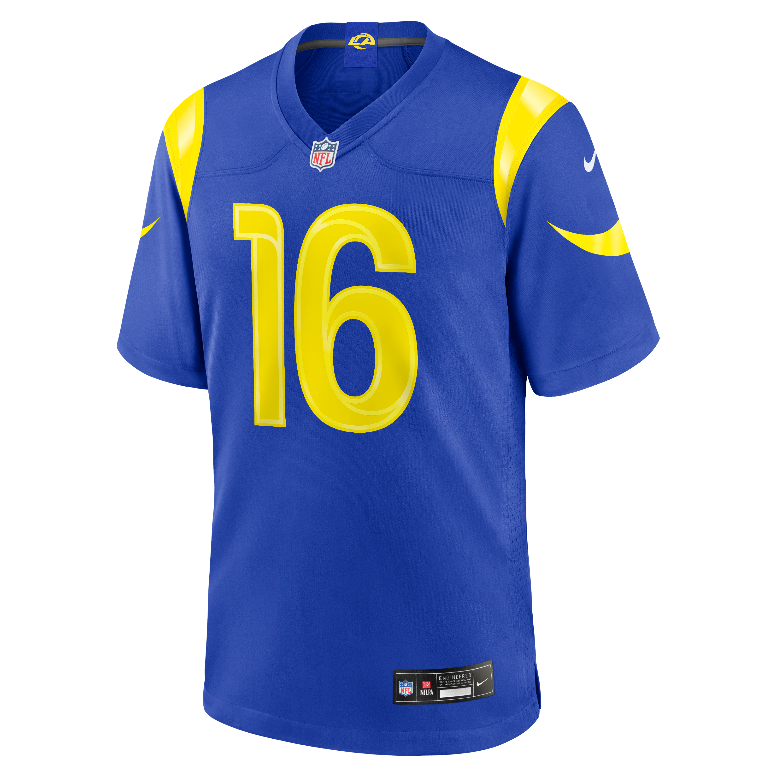 Tru Edwards Los Angeles Rams Game Jersey Royal NFL Football Fan Wear