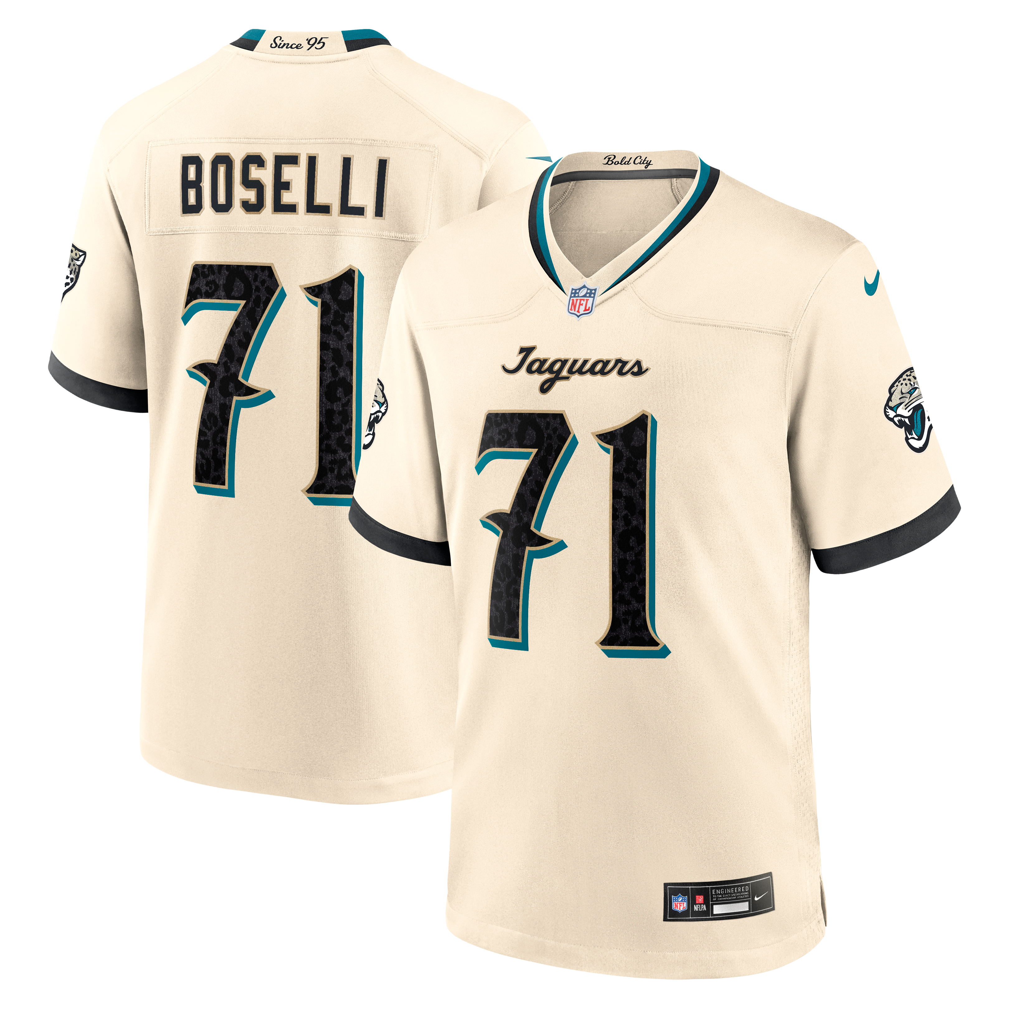 Tony Boselli Jacksonville Jaguars Game Jersey NFL Football Fan Wear
