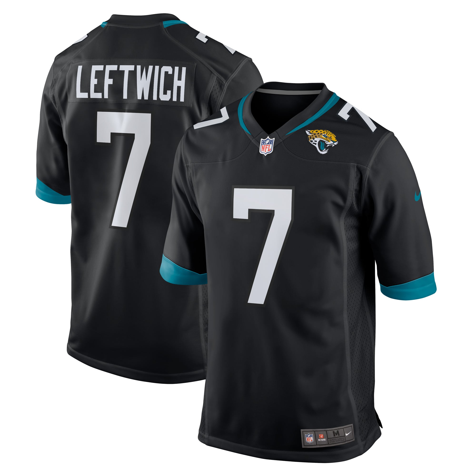Byron Leftwich Jacksonville Jaguars Game Jersey Black NFL Football Fan Wear
