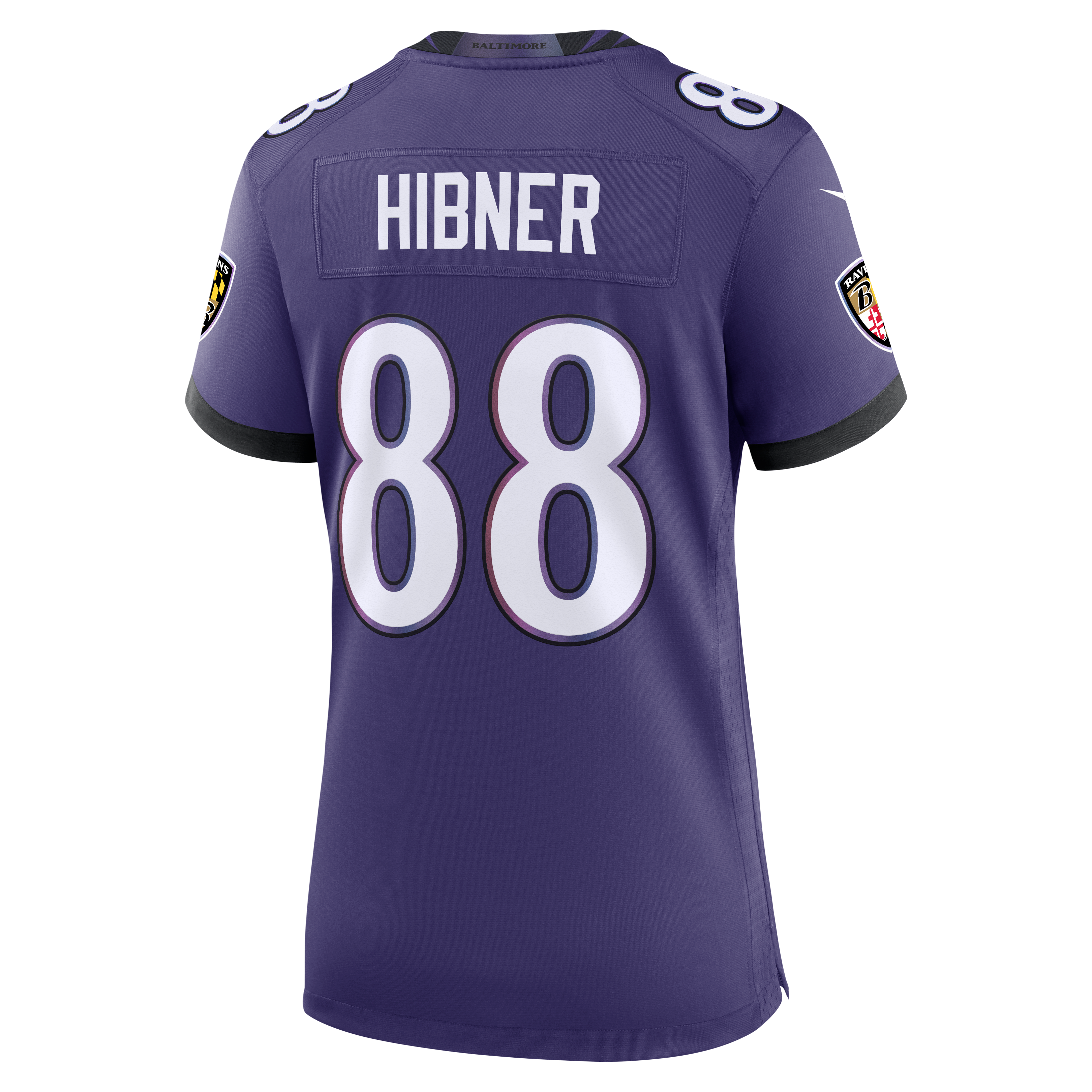 Matthew Hibner Baltimore Ravens Game Jersey Purple NFL Football Fan Wear