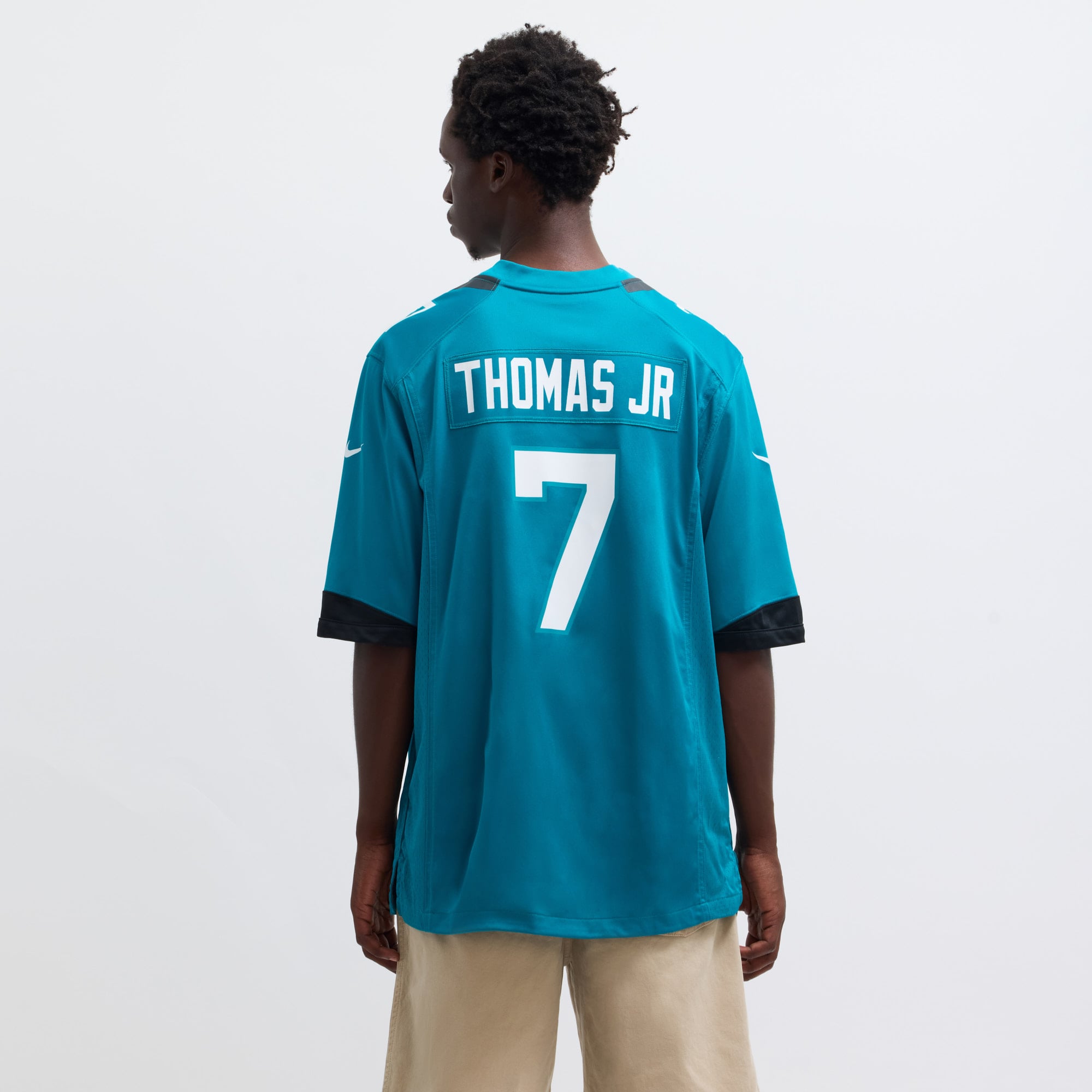 Brian Thomas Jr Jacksonville Jaguars Game Jersey Teal NFL Football Fan Wear