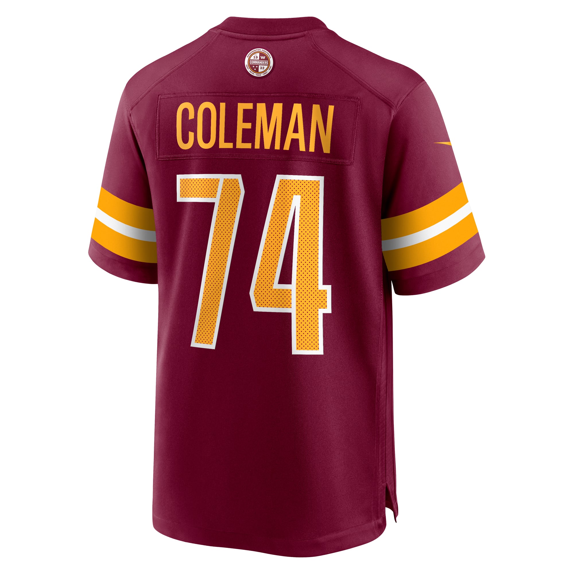 Brandon Coleman Washington Commanders Game Jersey Burgundy NFL Football Fan Wear Brandon Coleman