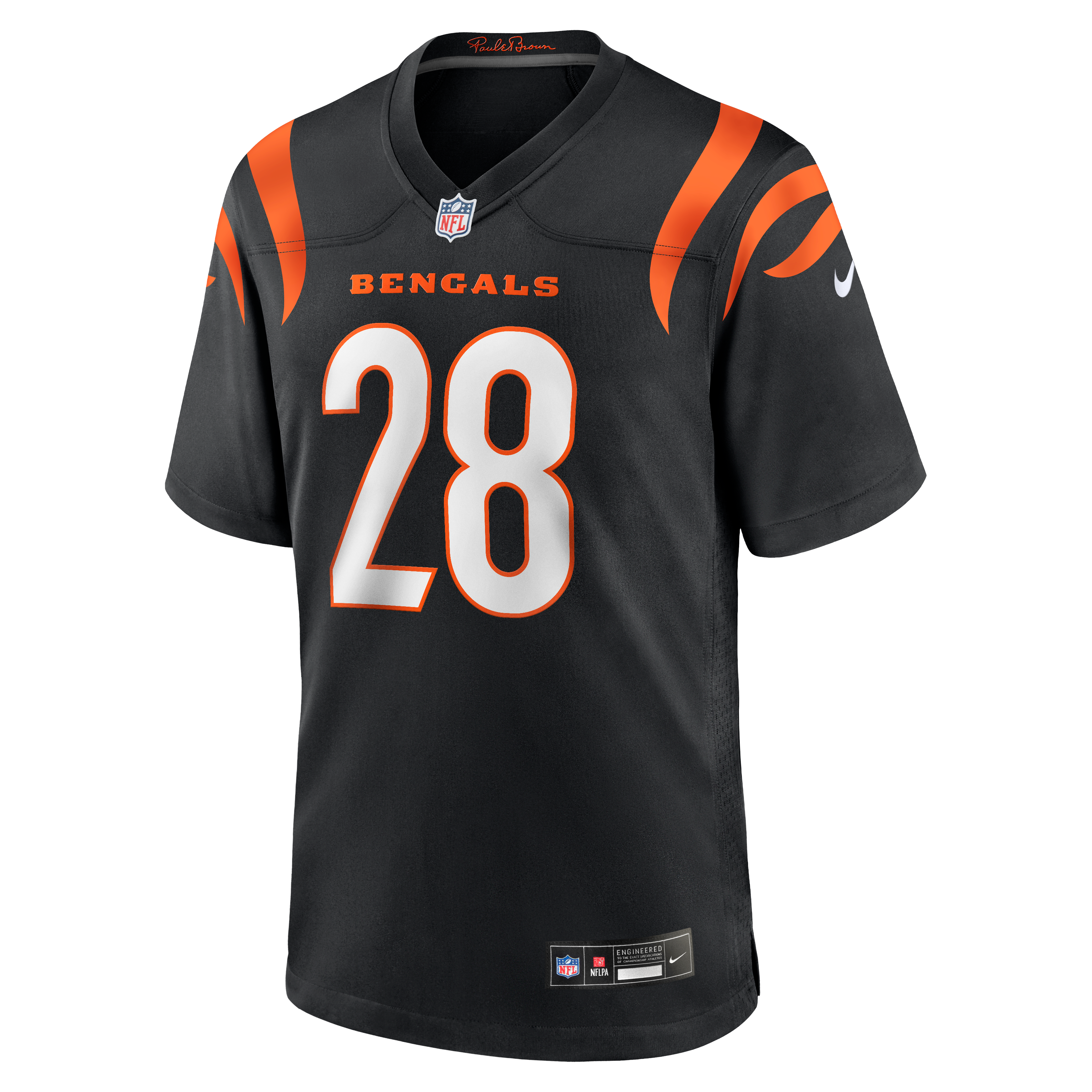 Josh Newton Cincinnati Bengals Game Jersey Black NFL Football Fan Wear Josh Newton