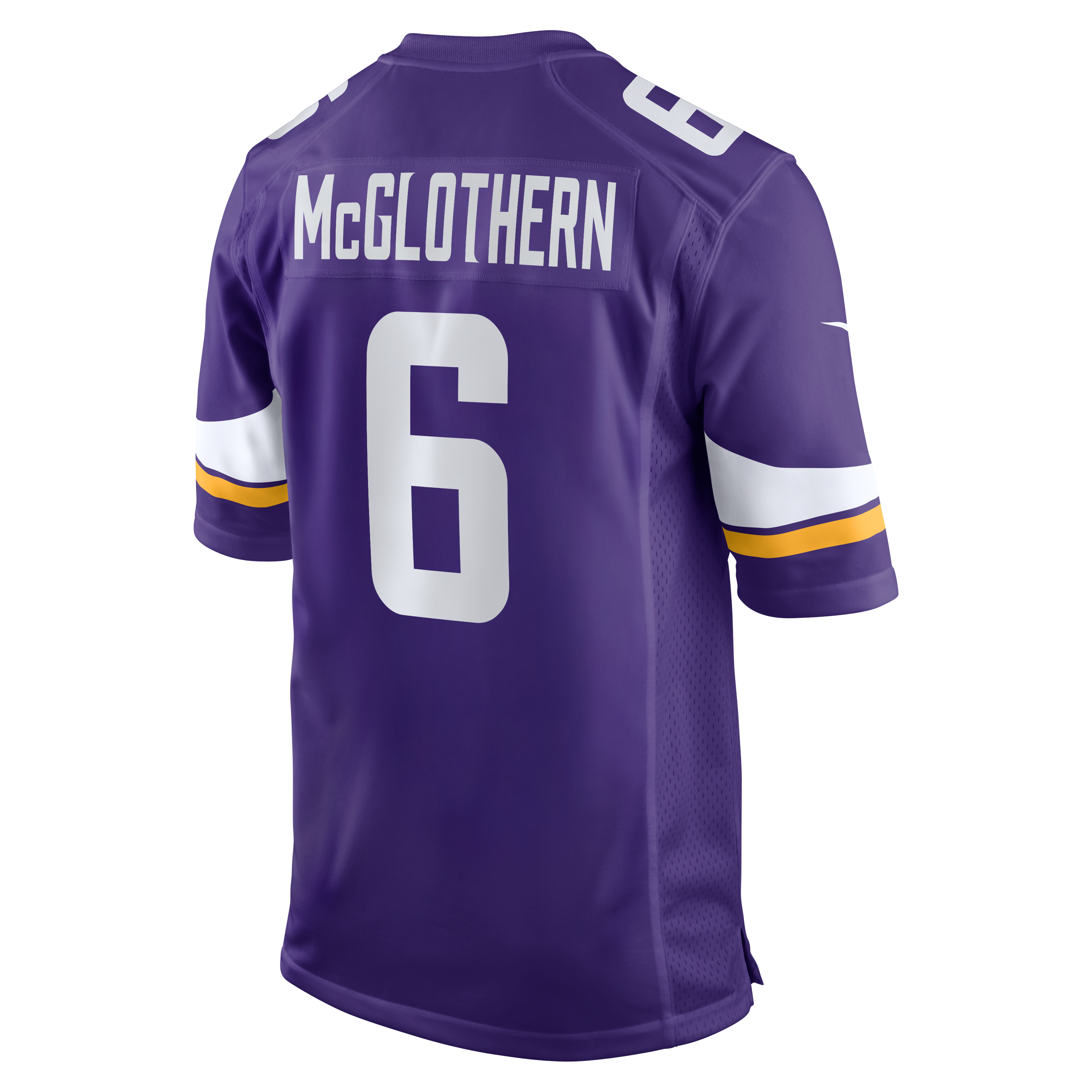 Dwight McGlothern Minnesota Vikings Game Jersey Purple NFL Football Fan Wear Dwight McGlothern