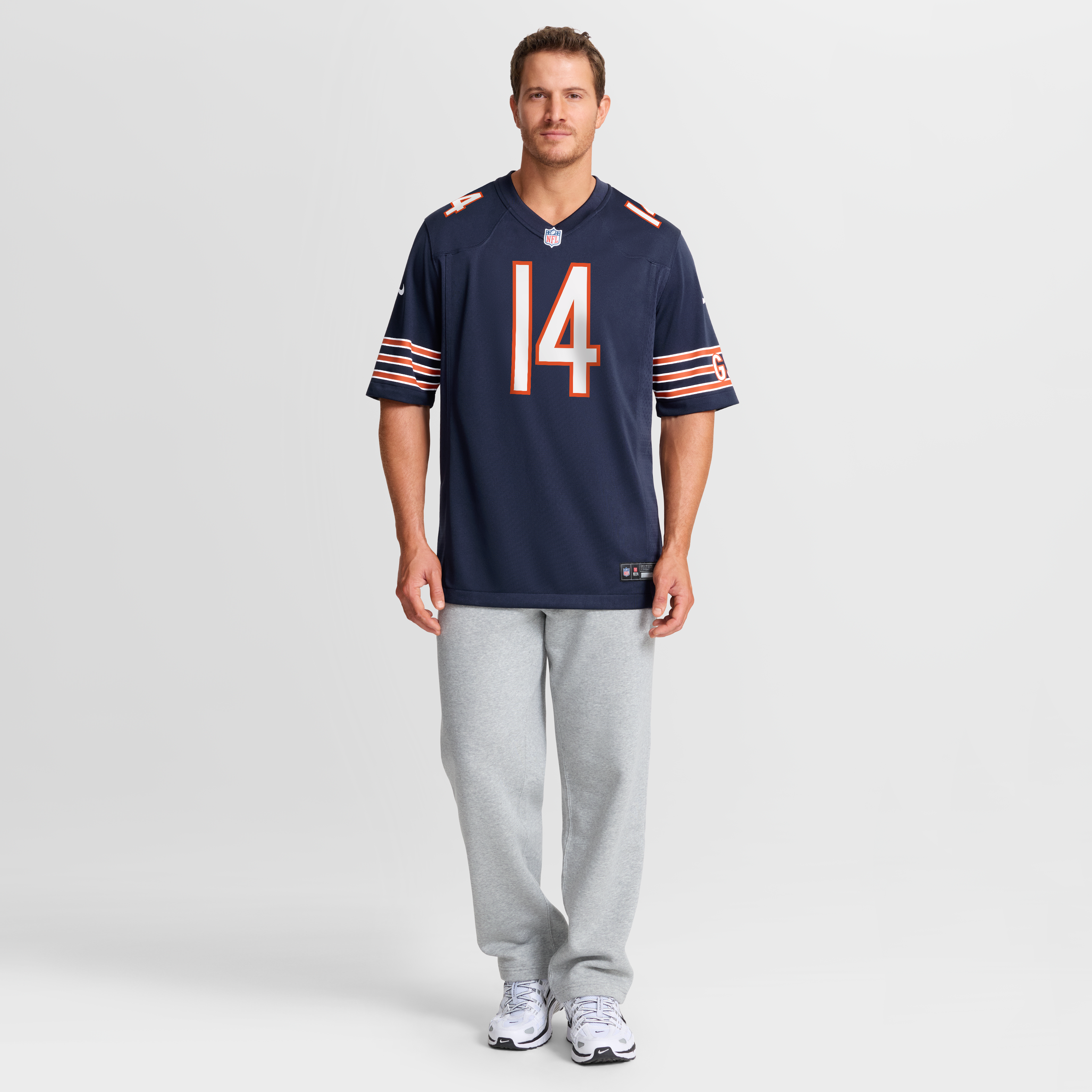 Kalif Raymond Chicago Bears Game Jersey Navy NFL Football Fan Wear