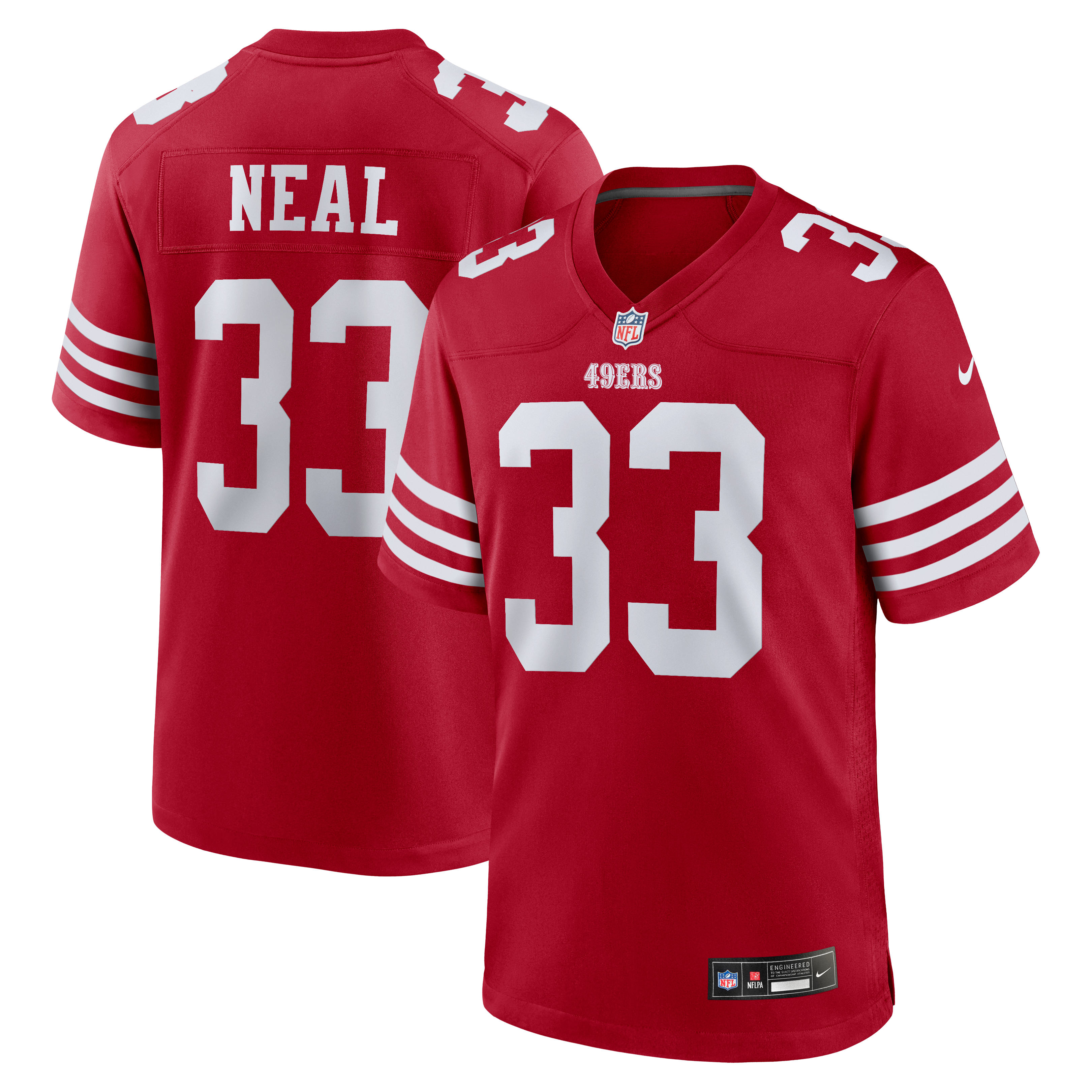 Siran Neal San Francisco 49ers Game Jersey Scarlet NFL Football Fan Wear