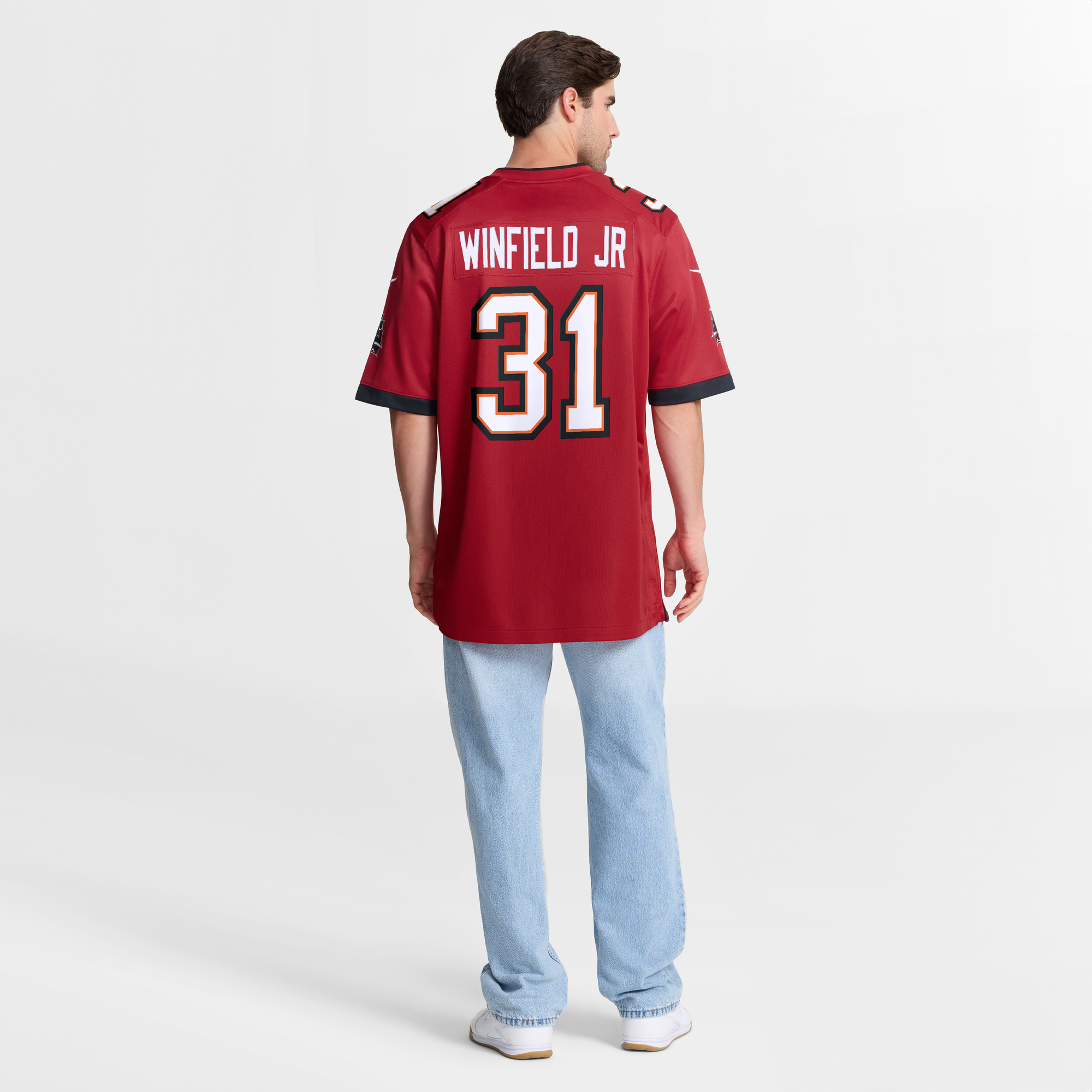 Antoine Winfield Jr Tampa Bay Buccaneers Game Jersey Red NFL Football Fan Wear Antoine Winfield Jr