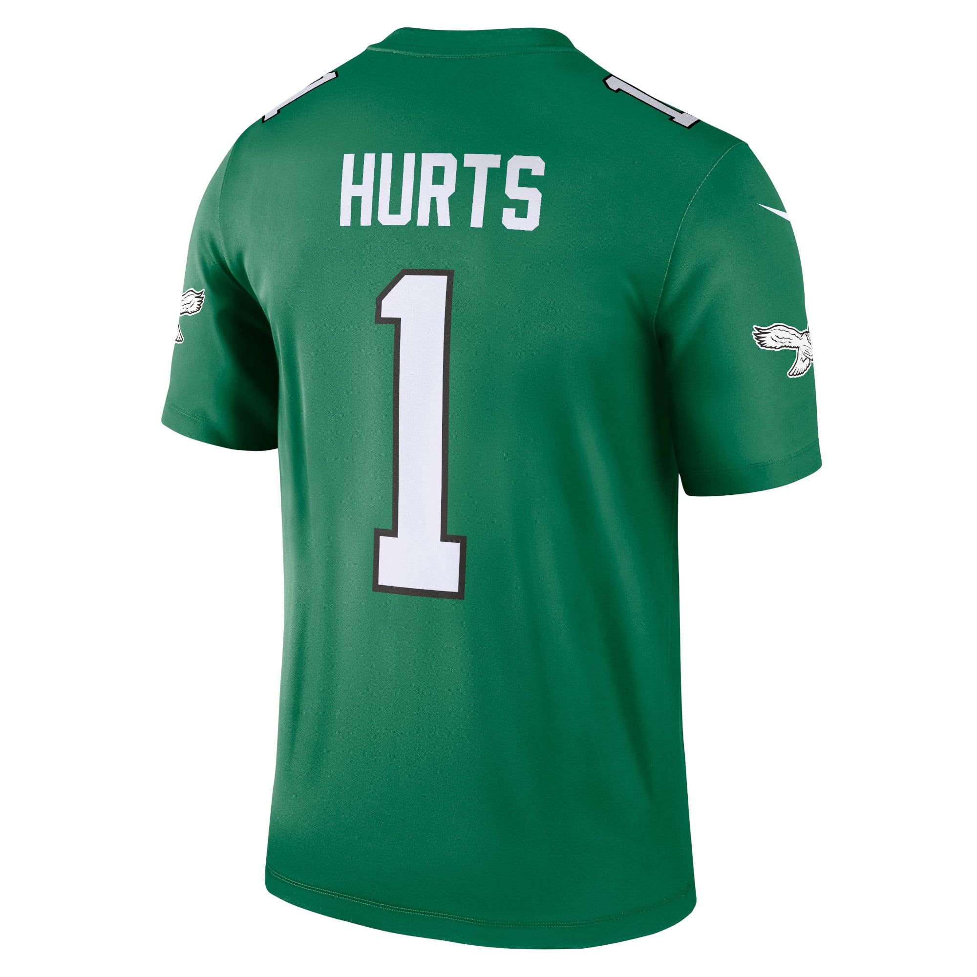 Jalen Hurts Performance Philadelphia Eagles Player Jersey Kelly Green NFL Football Fan Wear