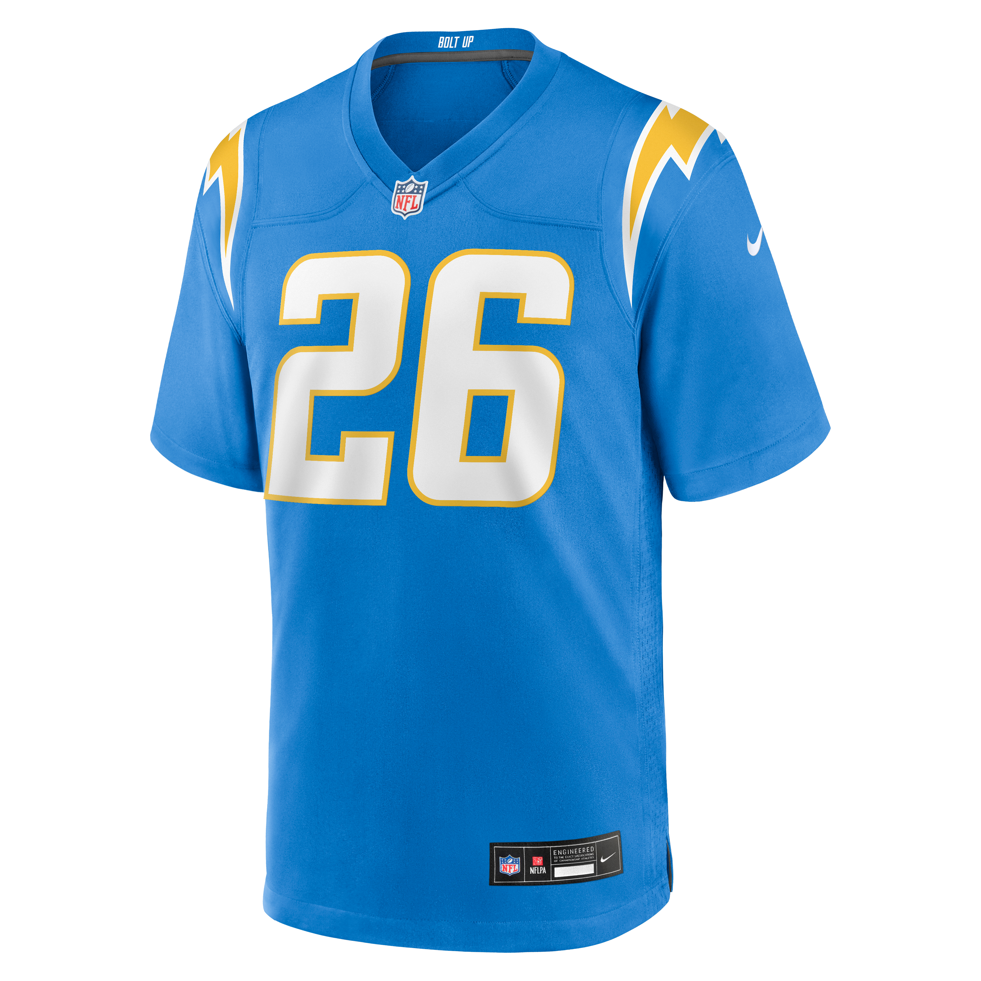 Asante Samuel Jr Los Angeles Chargers Player Jersey Powder Blue NFL Football Fan Wear Asante Samuel Jr