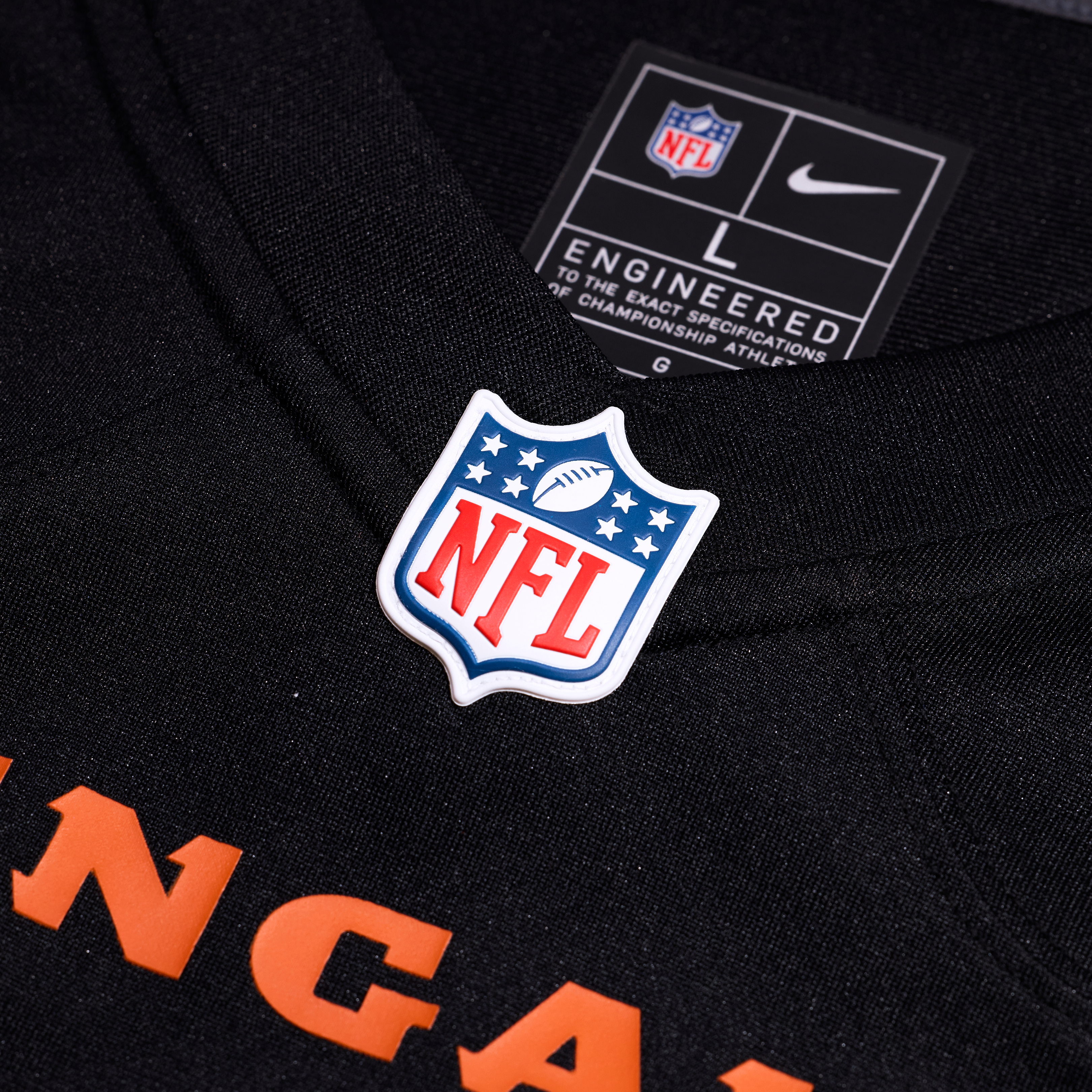 Tahj Brooks Cincinnati Bengals Game Jersey Black NFL Football Fan Wear Tahj Brooks