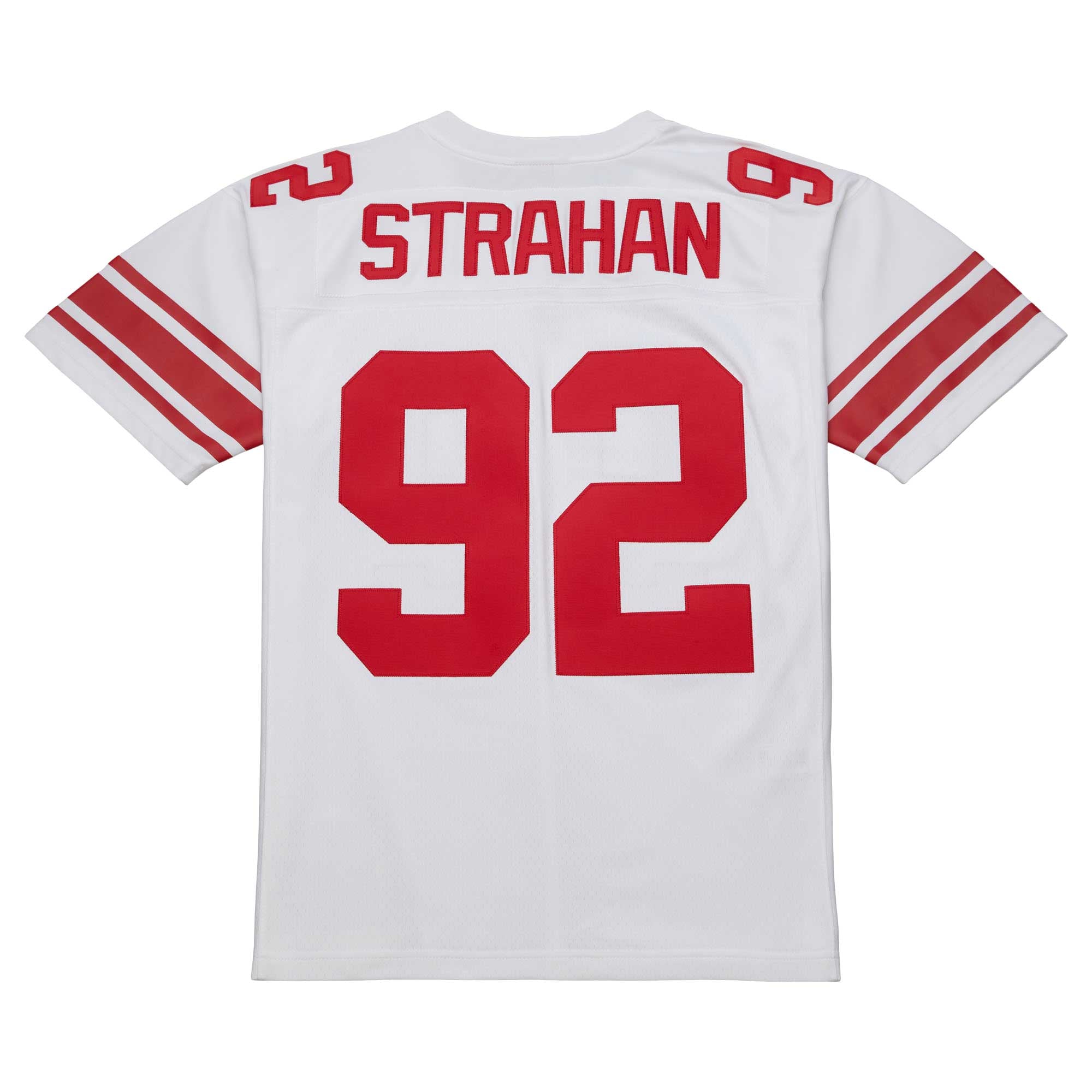 Michael Strahan Mitchell New York Giants Replica Jersey White NFL Football Fan Wear Michael Strahan Mitchell