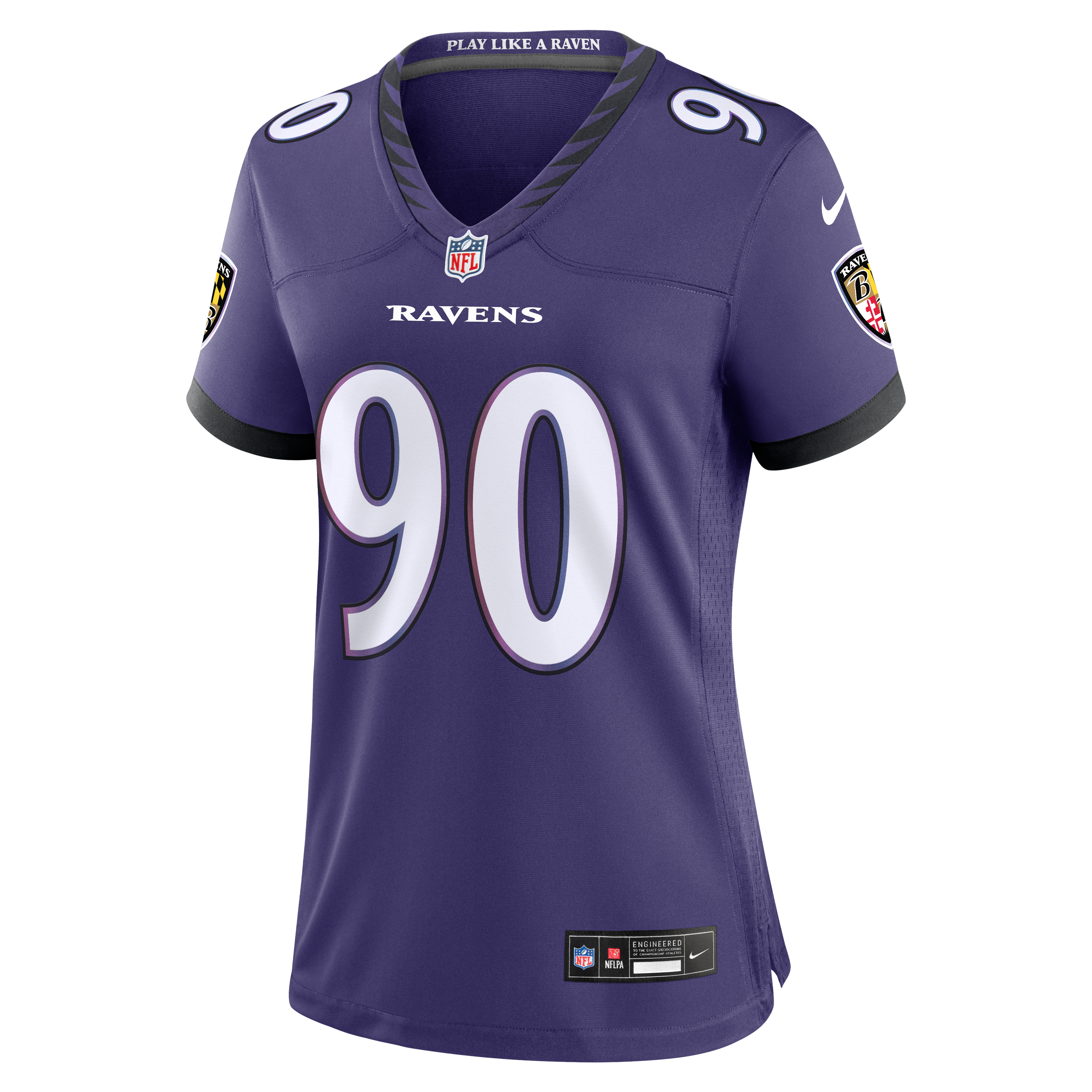Aeneas Peebles Baltimore Ravens Game Jersey Purple NFL Football Fan Wear Aeneas Peebles