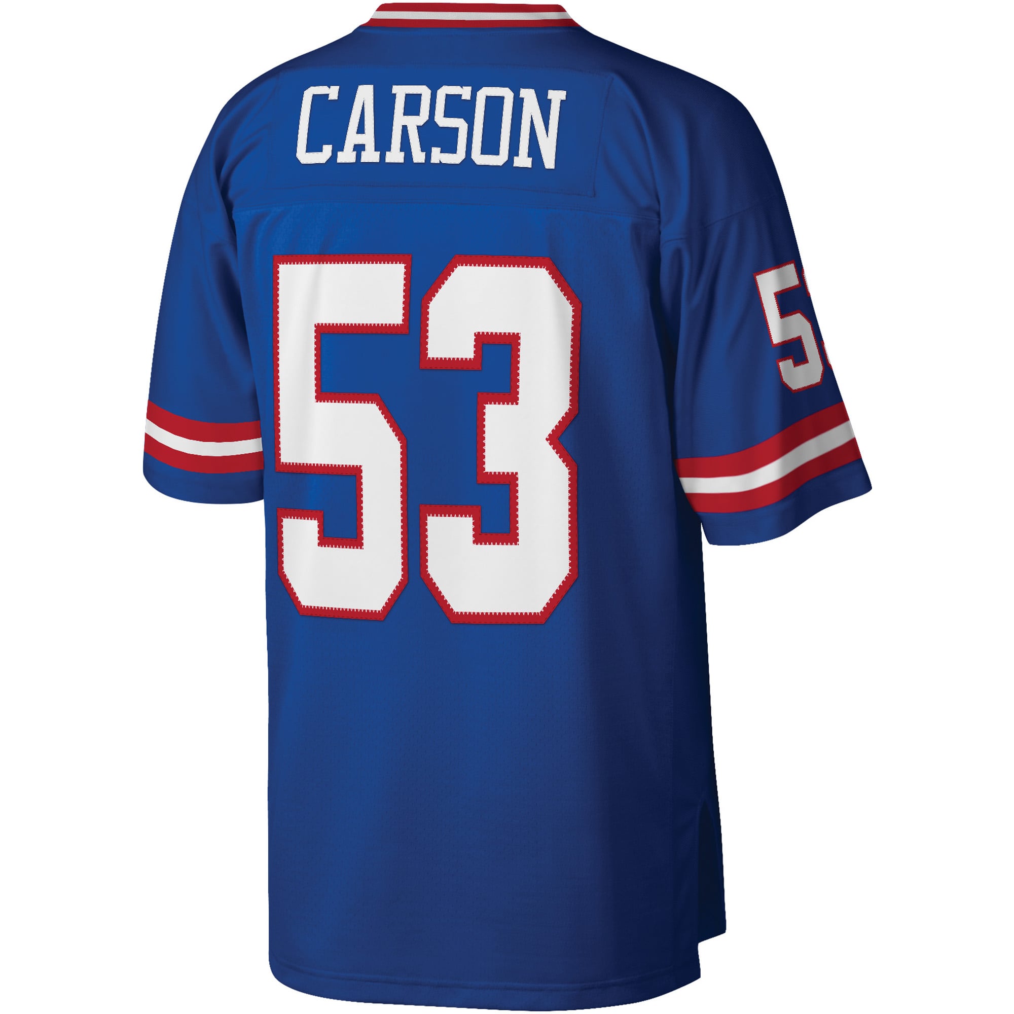Retired Harry Carson New York Giants Player Jersey Royal NFL Football Fan Wear