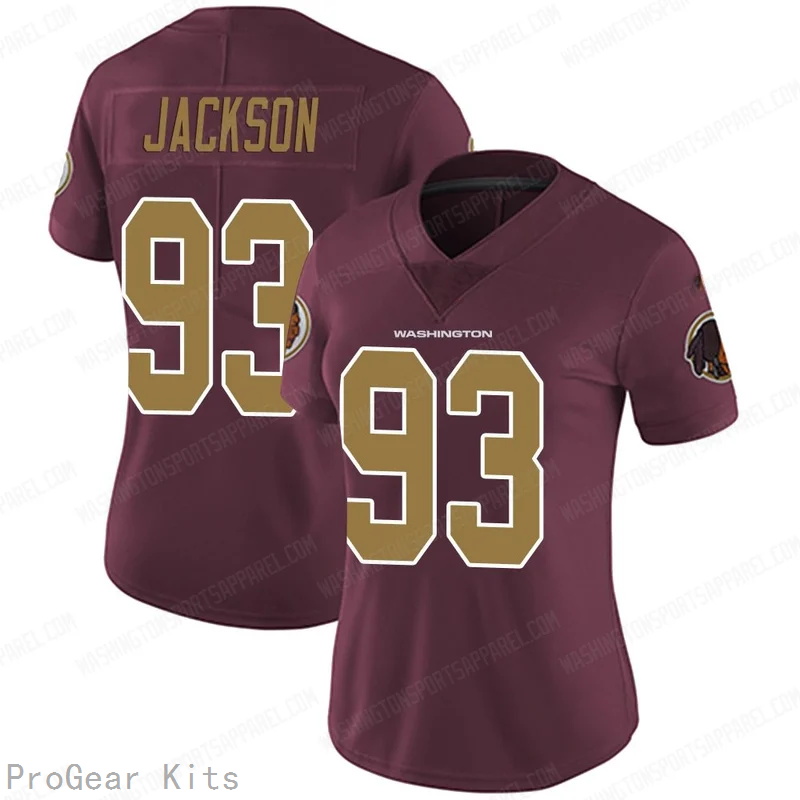 Drake Jackson Washington Commanders Legend Jersey No.93 Burgundy NFL Football Fan Wear Drake Jackson