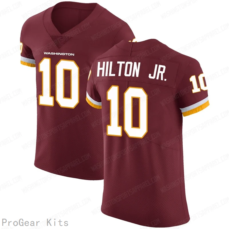 Chris Hilton Jr Washington Commanders Legend Jersey No.10 Burgundy NFL Football Fan Wear
