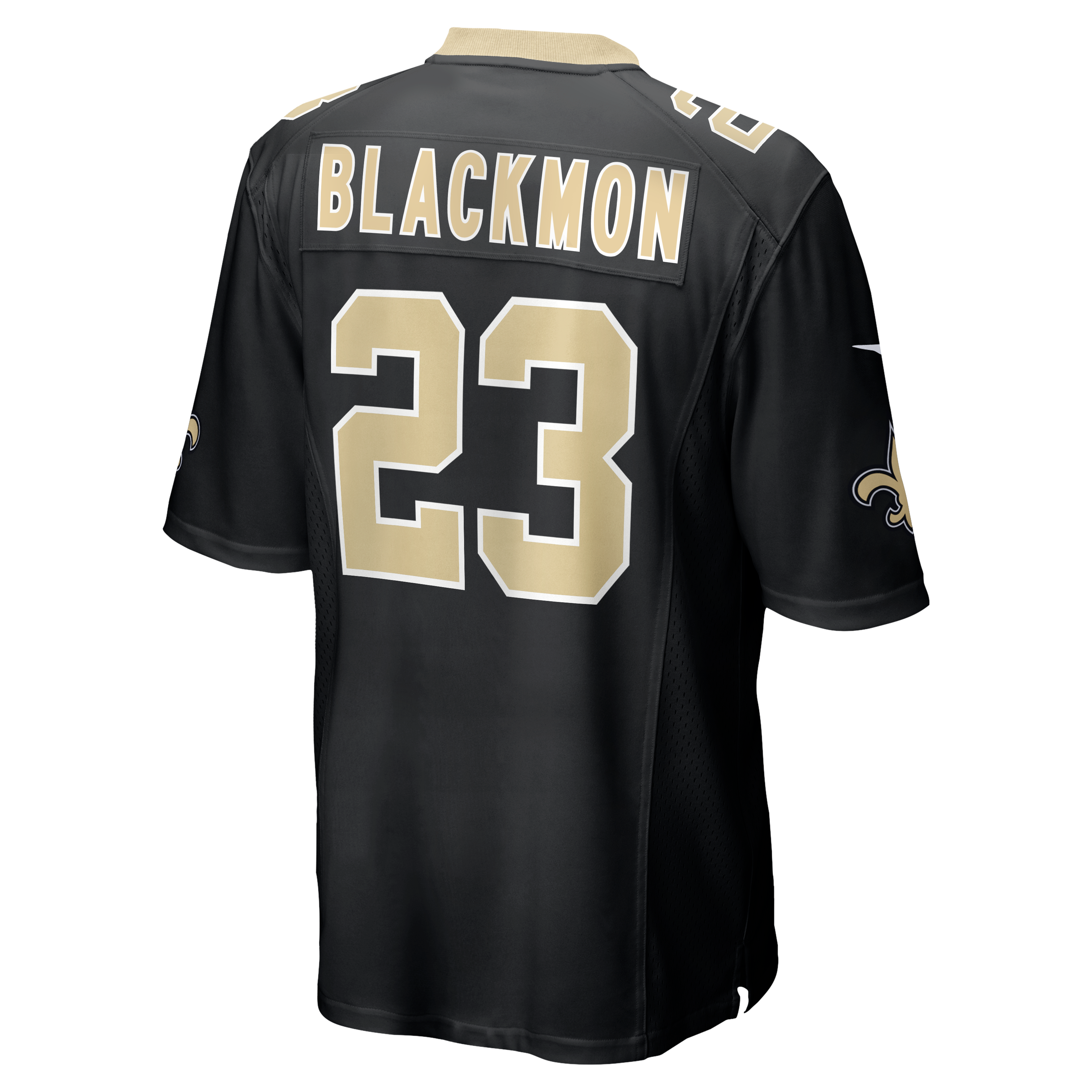 Julian Blackmon New Orleans Saints Game Jersey Black NFL Football Fan Wear Julian Blackmon