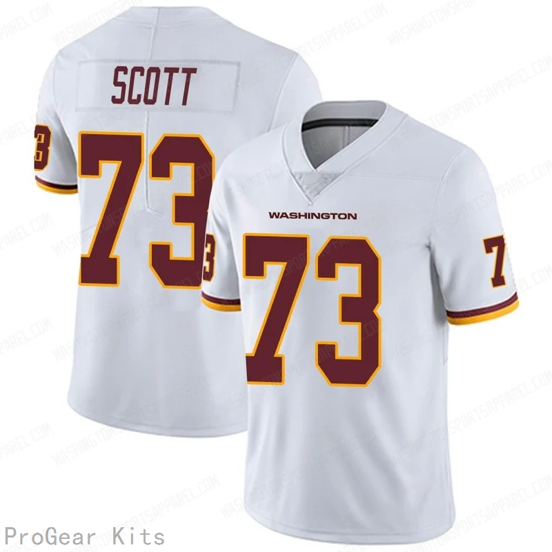 Trent Scott Washington Commanders Jersey No.73 White NFL Football Fan Wear