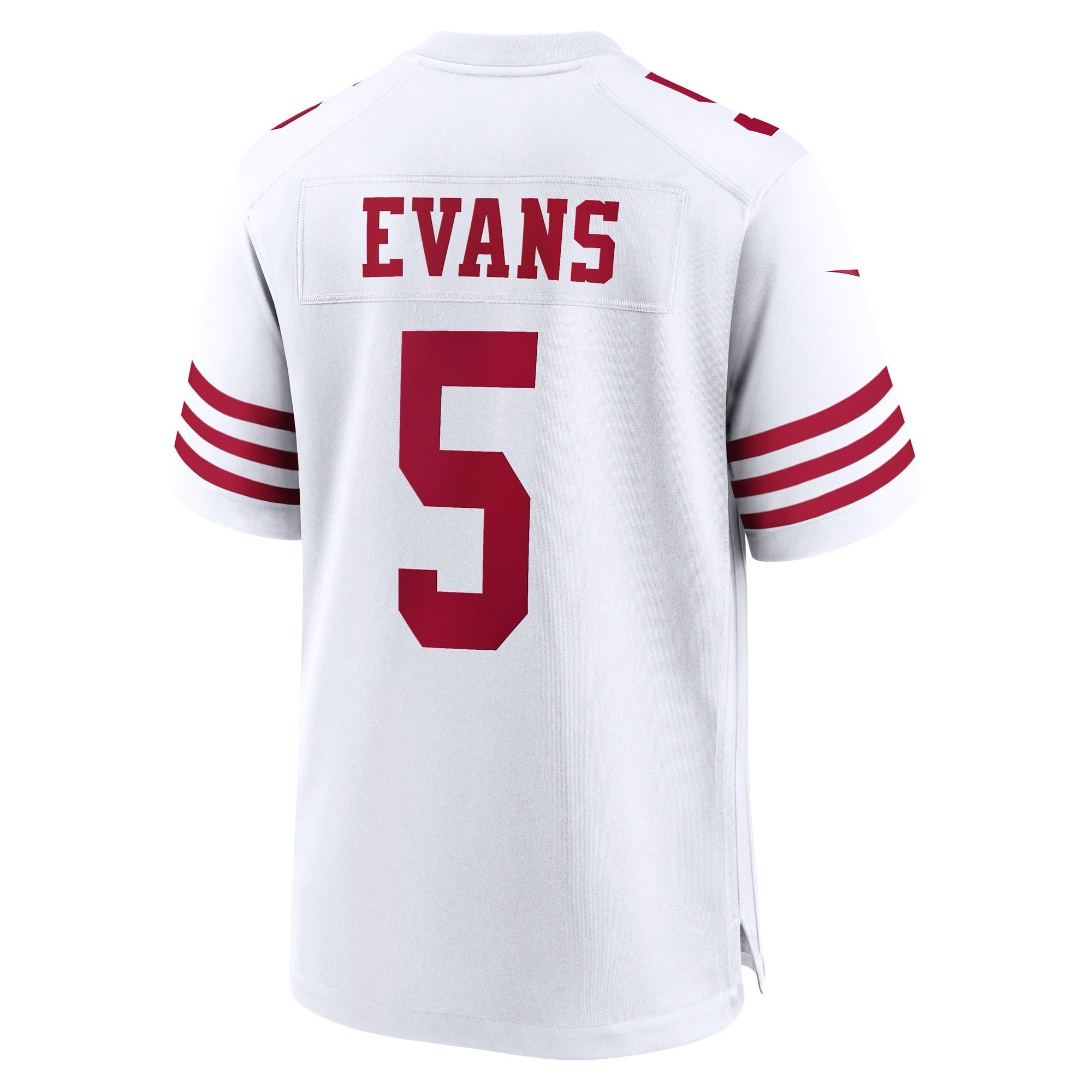 Mike Evans San Francisco 49ers Game Jersey White NFL Football Fan Wear Mike Evans