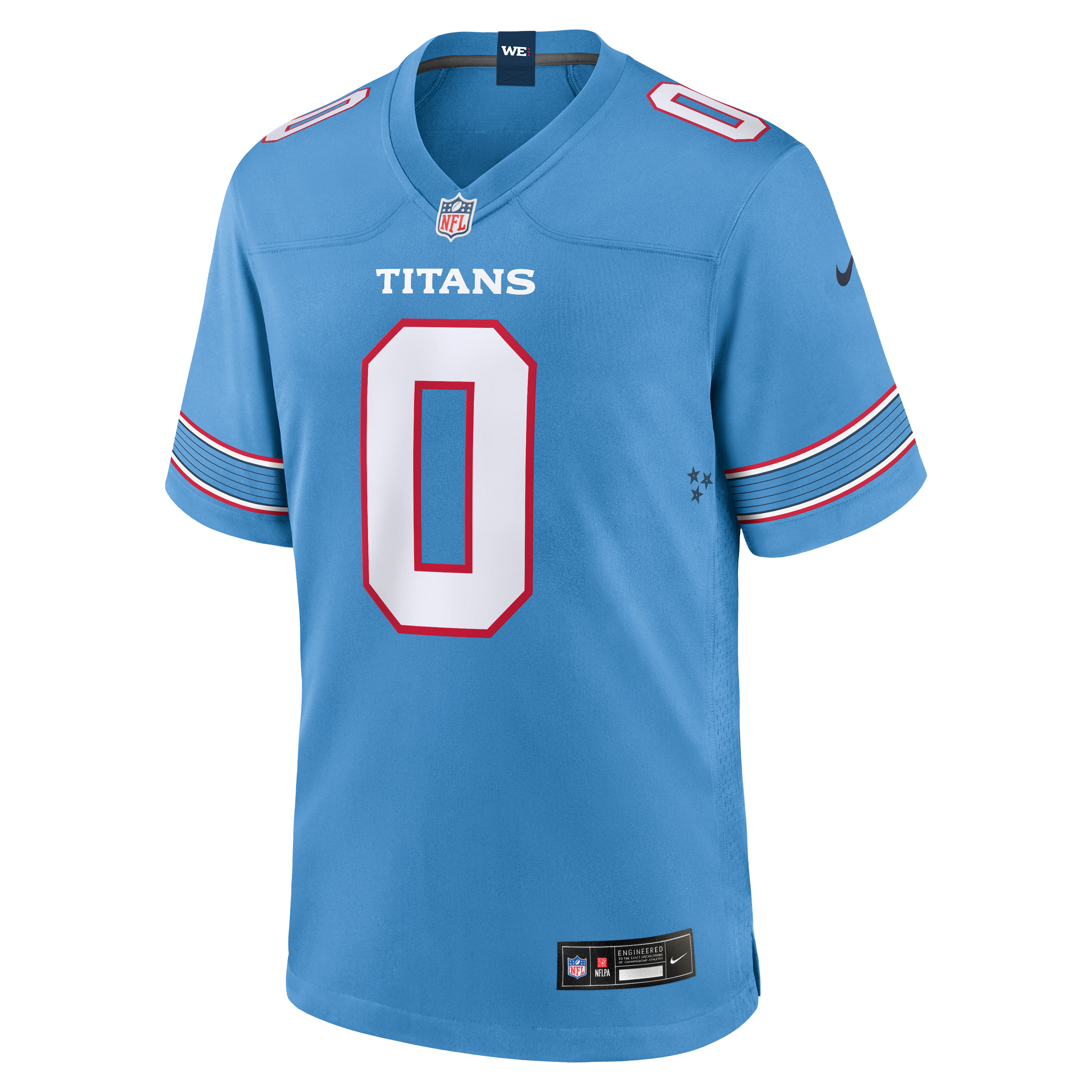 Calvin Ridley Tennessee Titans Game Jersey Light Blue NFL Football Fan Wear Calvin Ridley