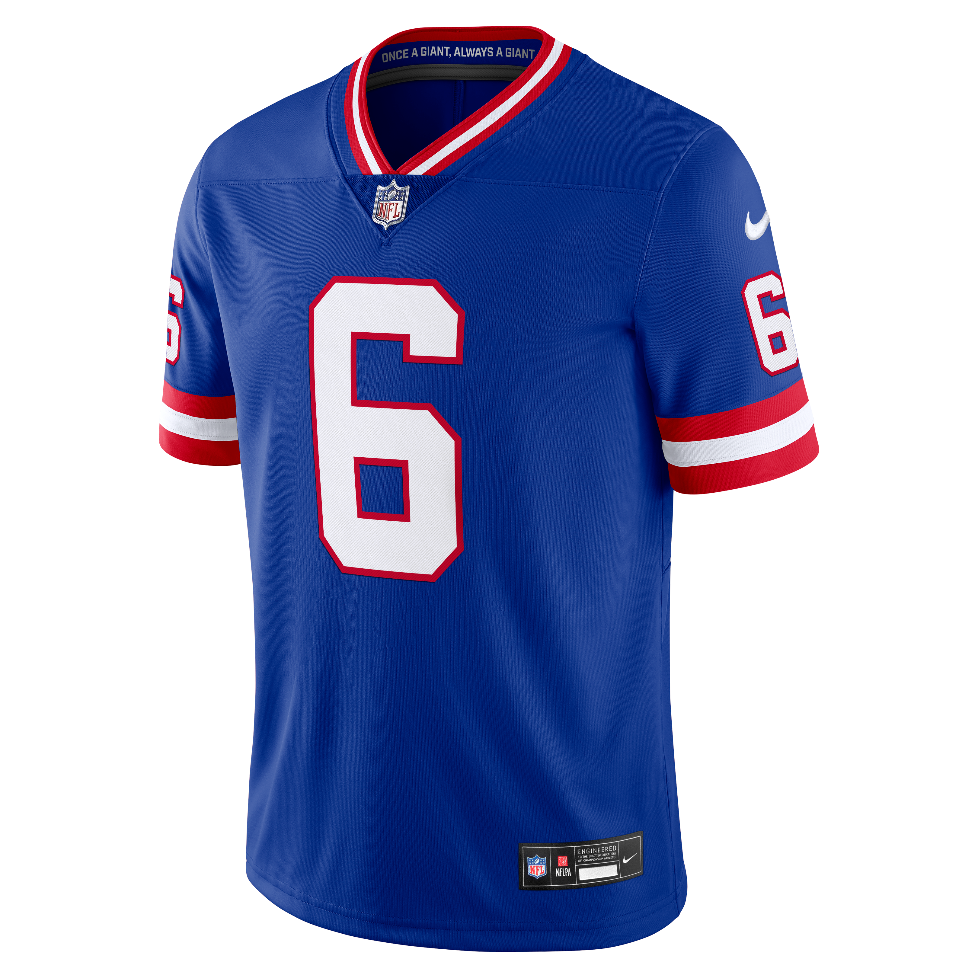 Jaxson Dart New York Giants Untouchable Jersey Royal NFL Football Fan Wear