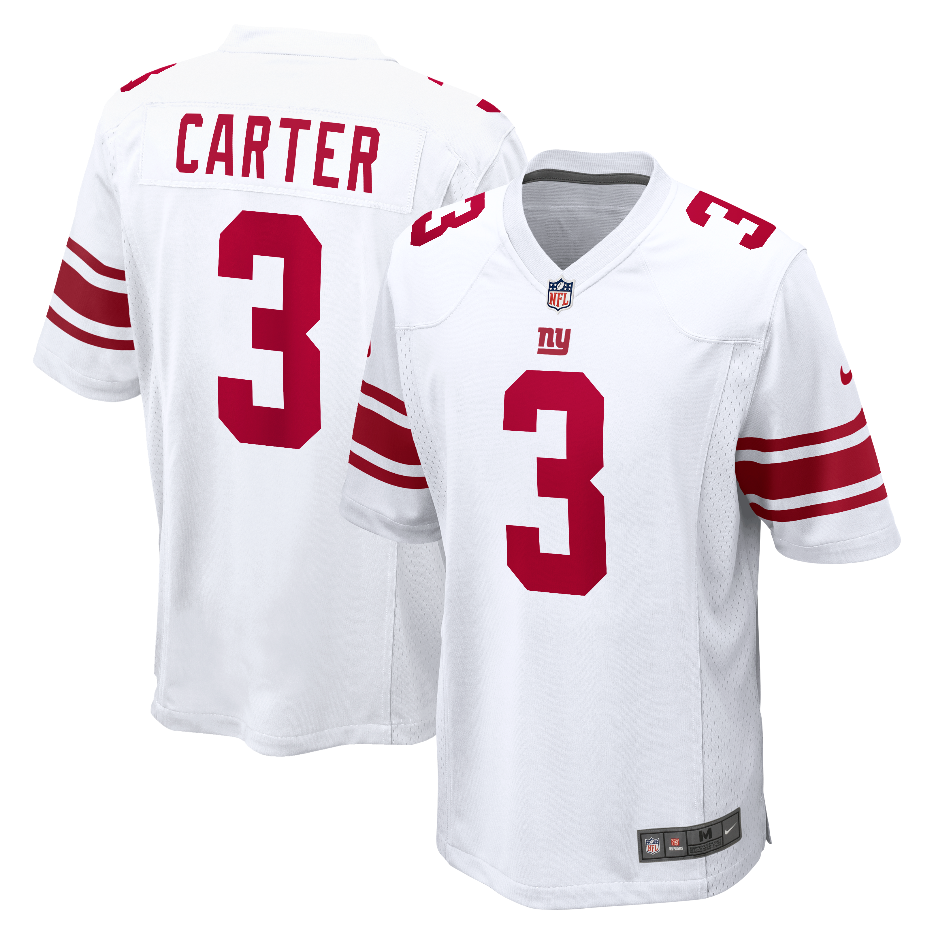 Abdul Carter New York Giants Game Jersey White NFL Football Fan Wear