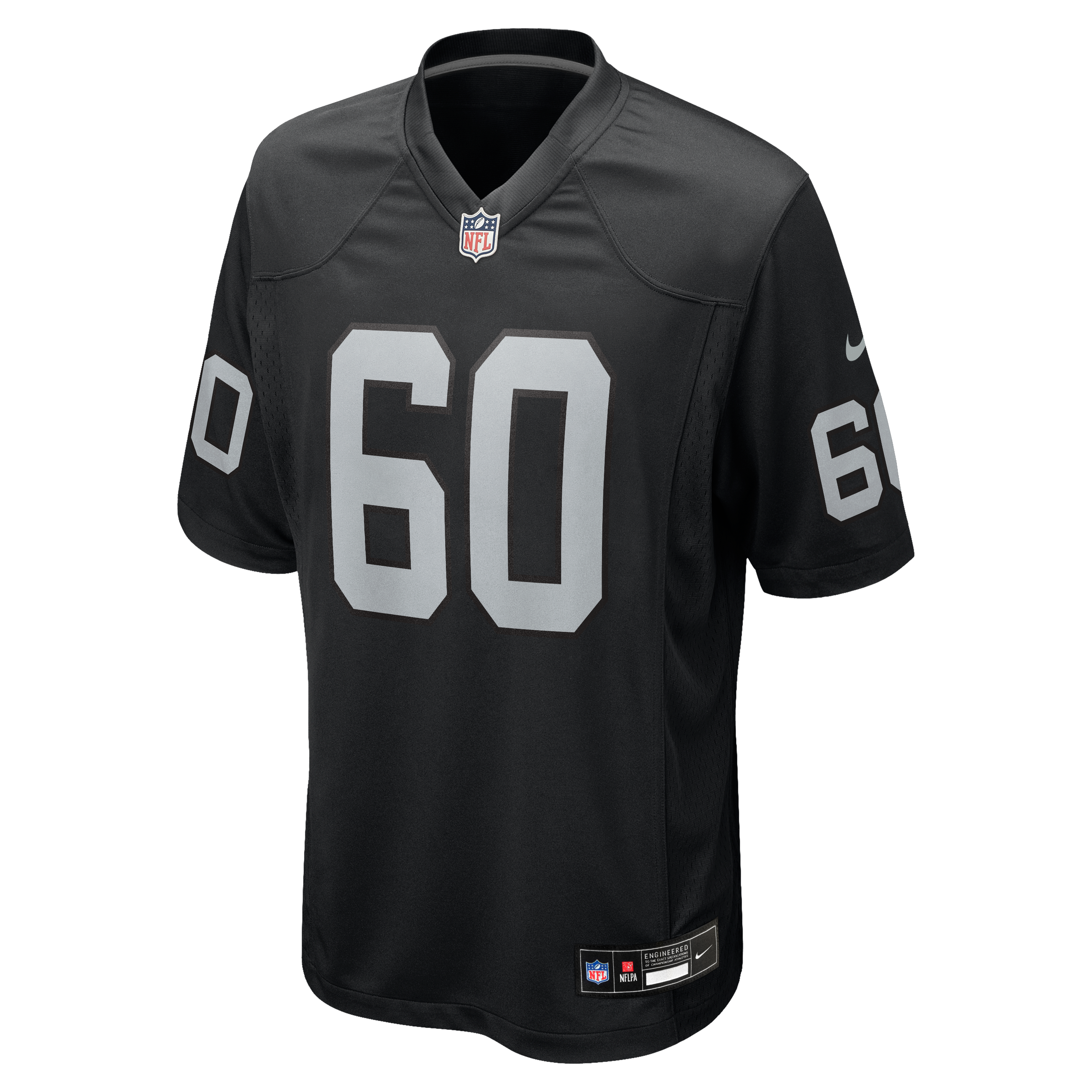 Charles Grant Las Vegas Raiders Game Jersey Black NFL Football Fan Wear Charles Grant