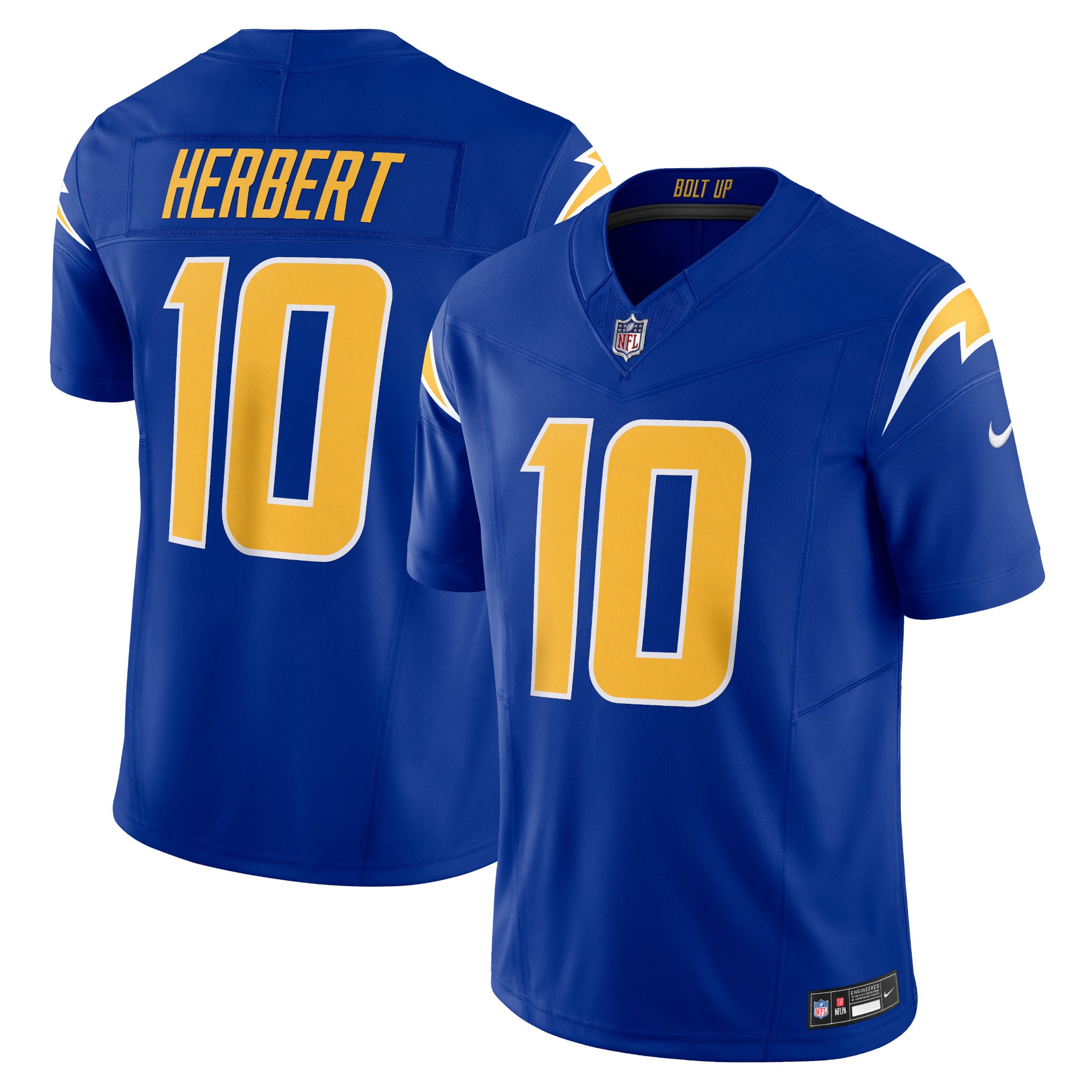 Justin Herbert Los Angeles Chargers Limited Jersey Royal NFL Football Fan Wear Justin Herbert