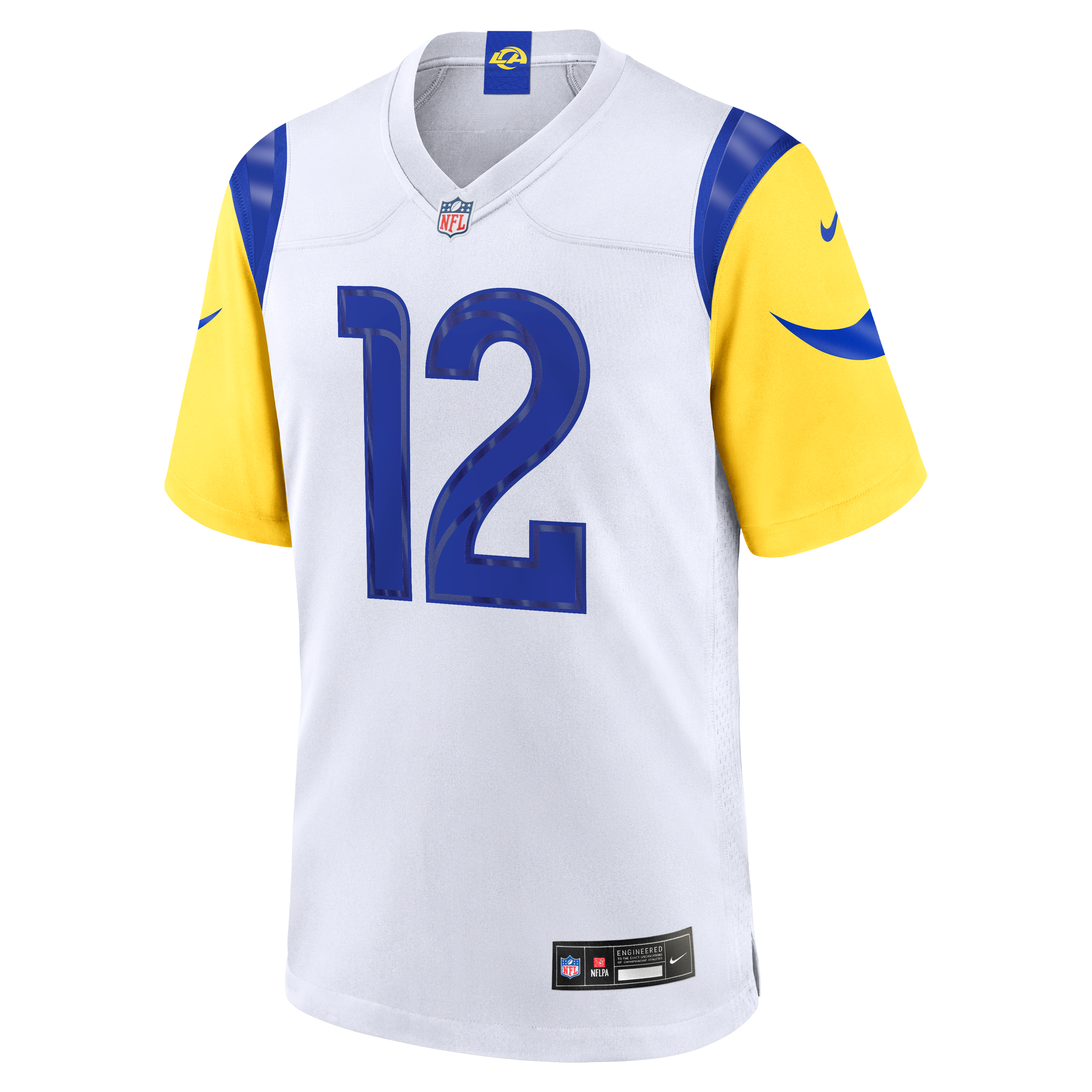 Puka Nacua Los Angeles Rams Player Jersey White NFL Football Fan Wear Puka Nacua
