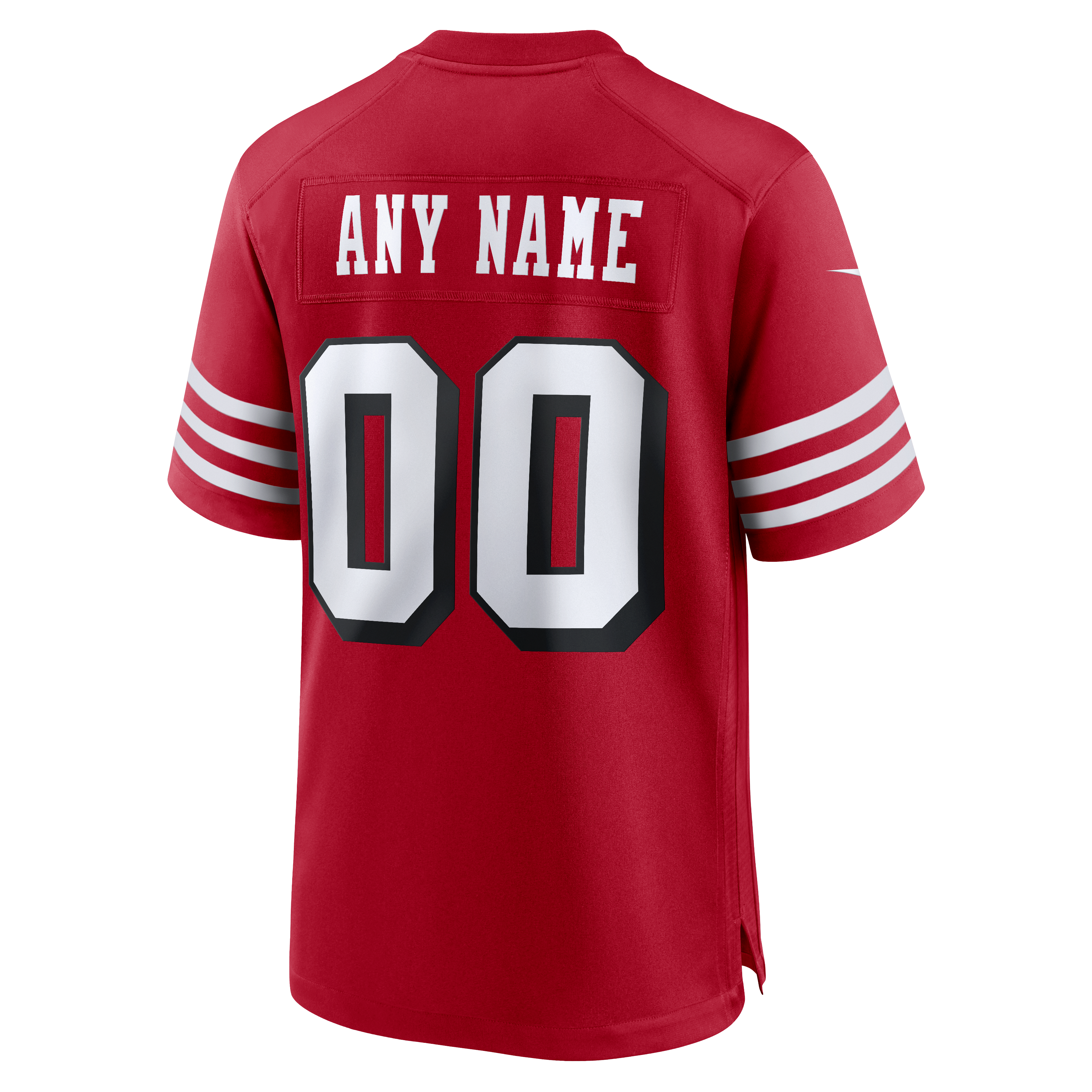 San Francisco 49ers Alternate Jersey Red NFL Football Fan Wear Custom Number