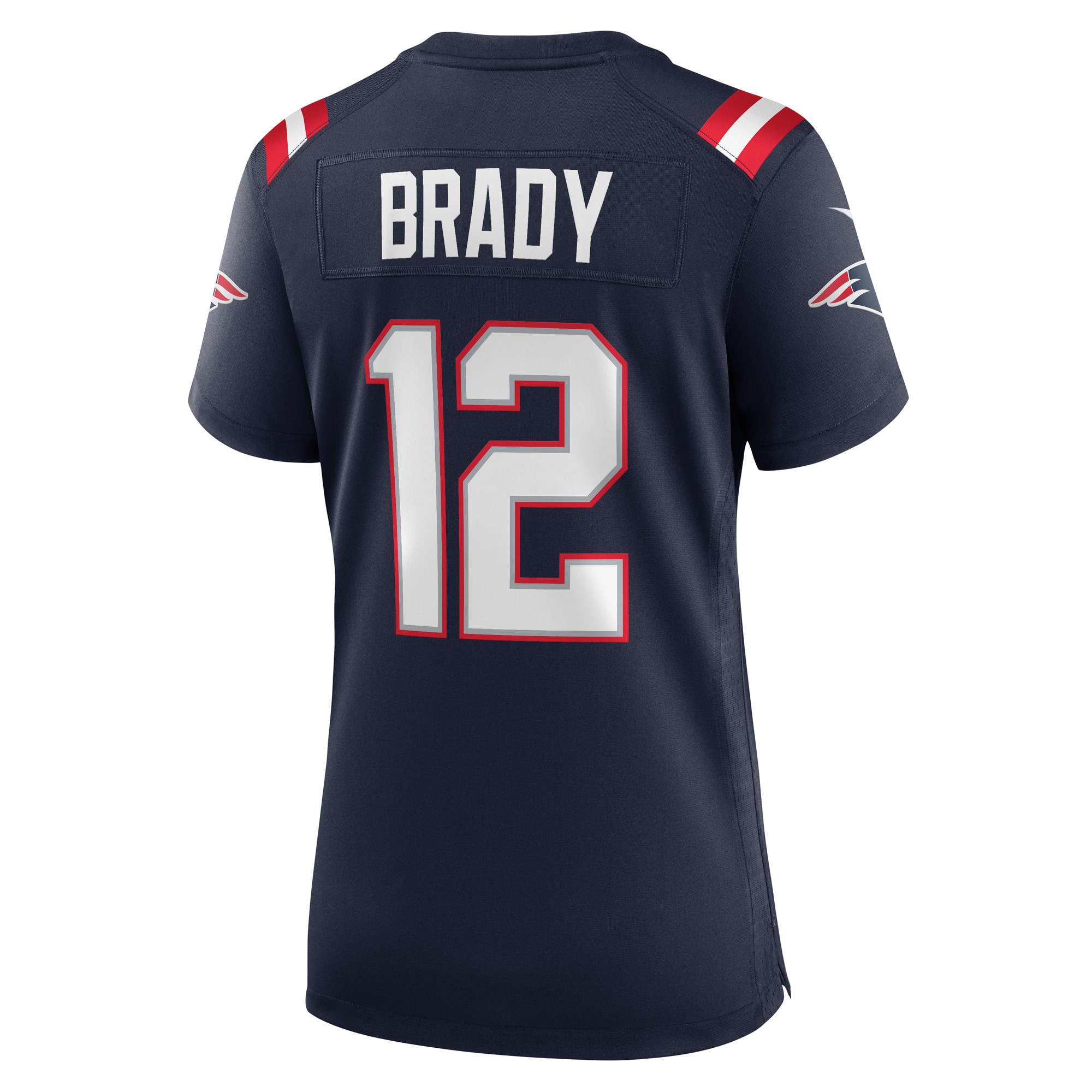 Tom Brady Retired New England Patriots Game Jersey Navy NFL Football Fan Wear Tom Brady Retired